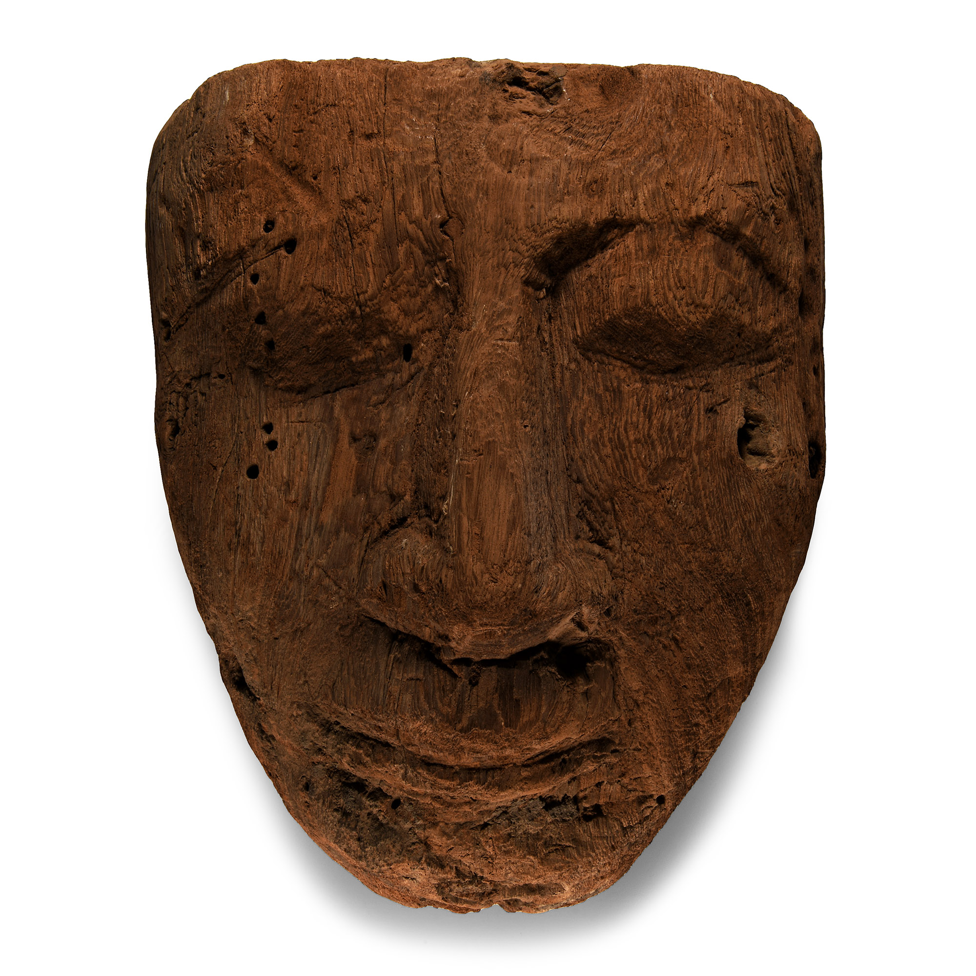 Egyptian Wooden Mummy Mask
