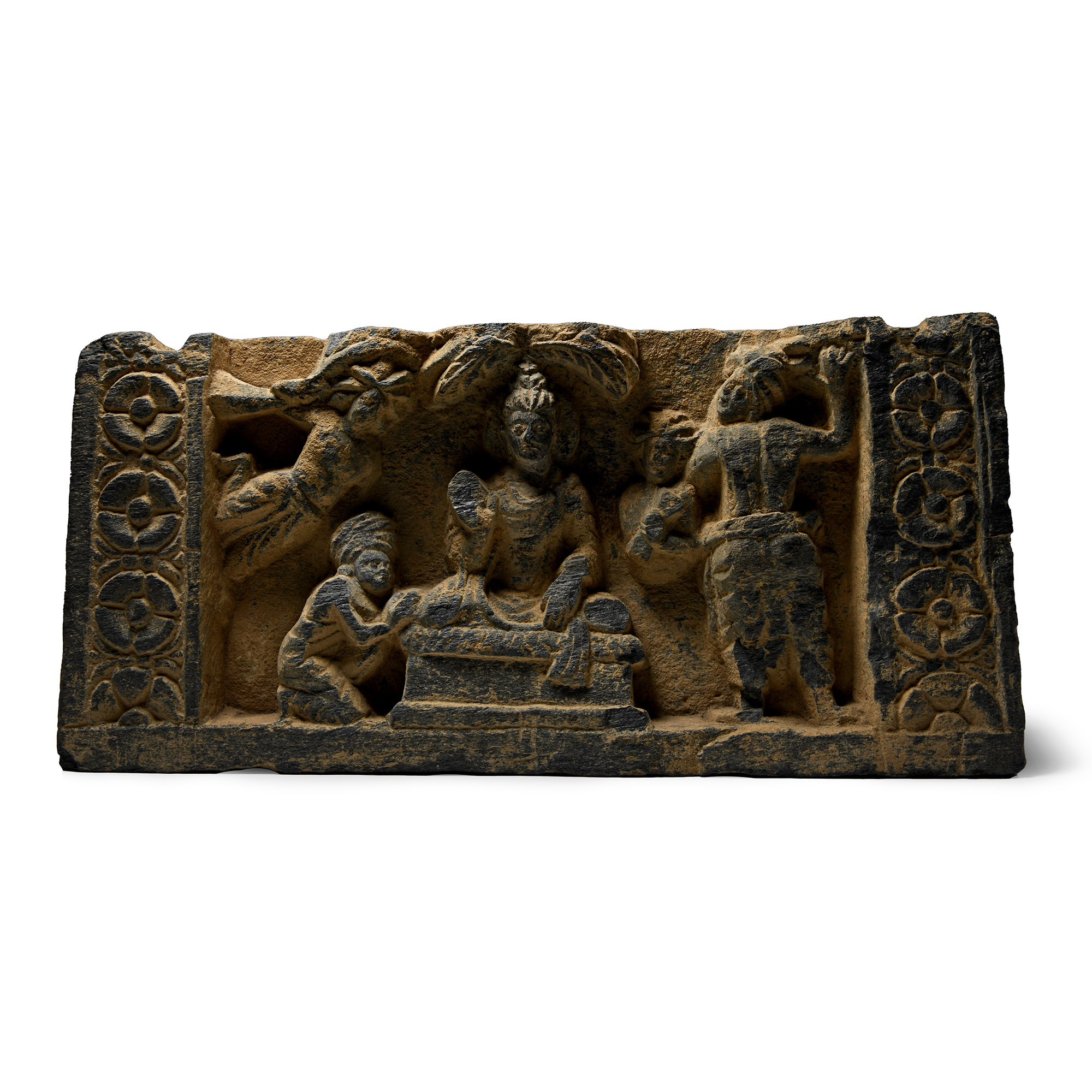 Gandharan Schist Figural Buddha Freize