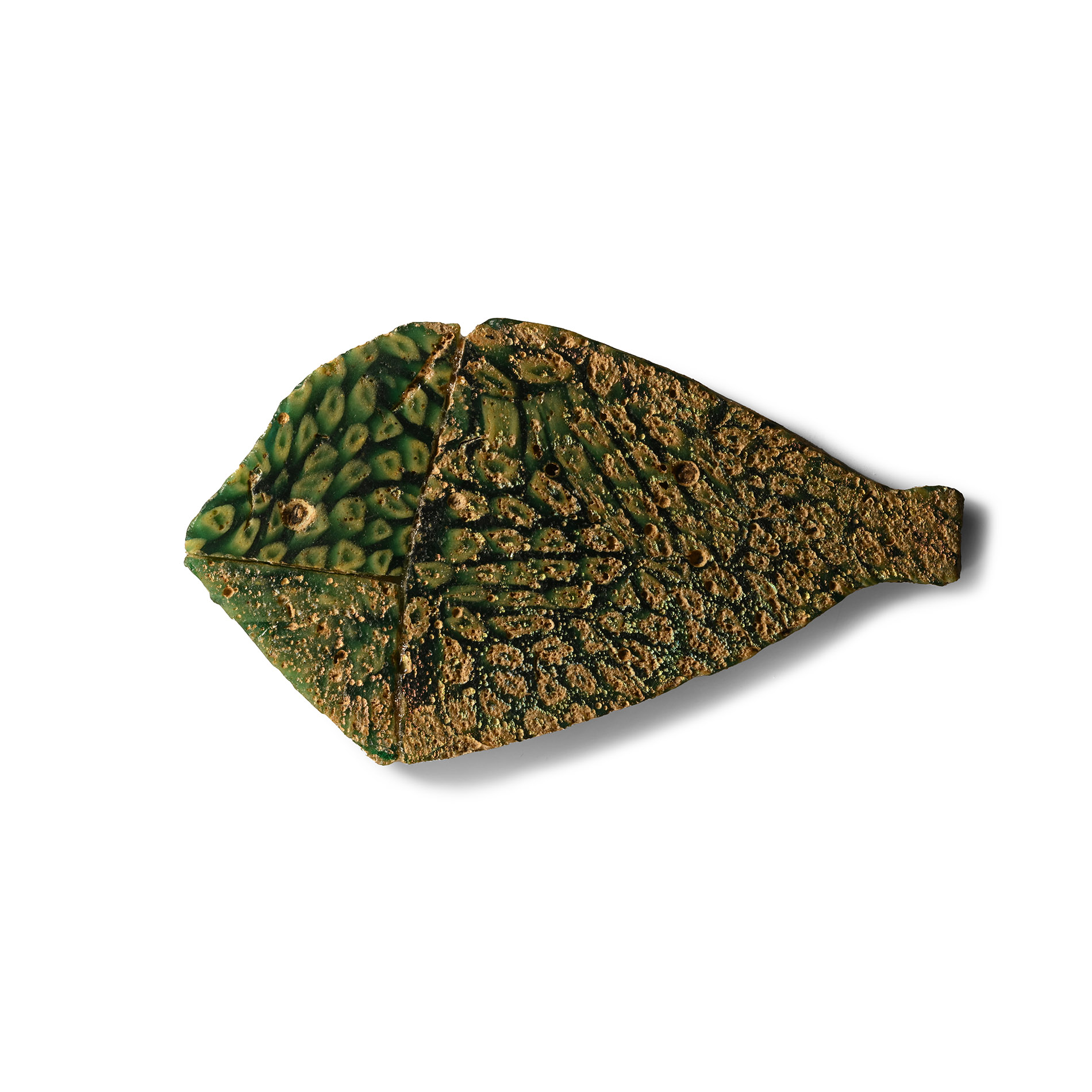 Roman Millefiori Fish Palette