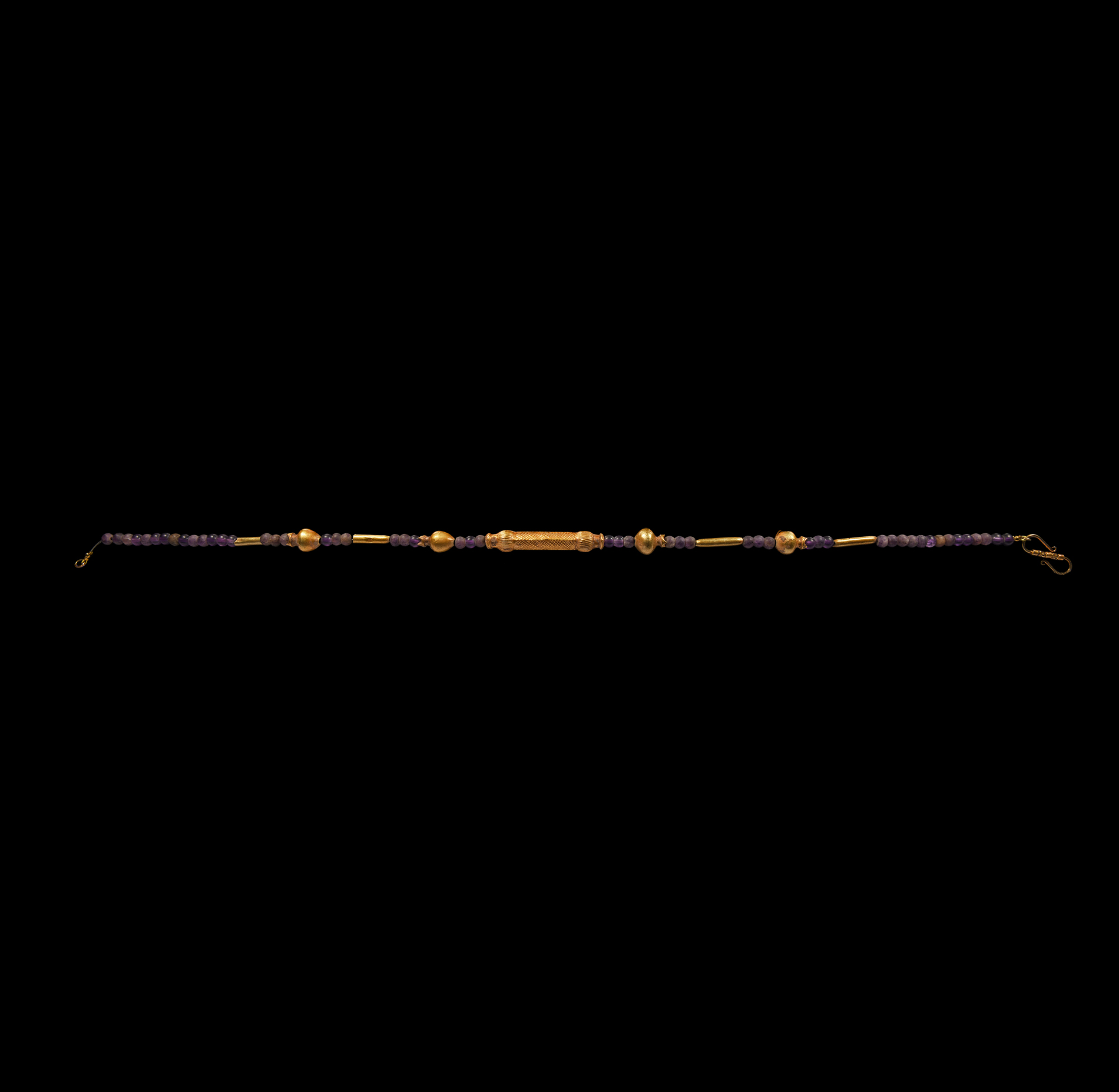 Mesopotamian Gold and Other Bead Necklace