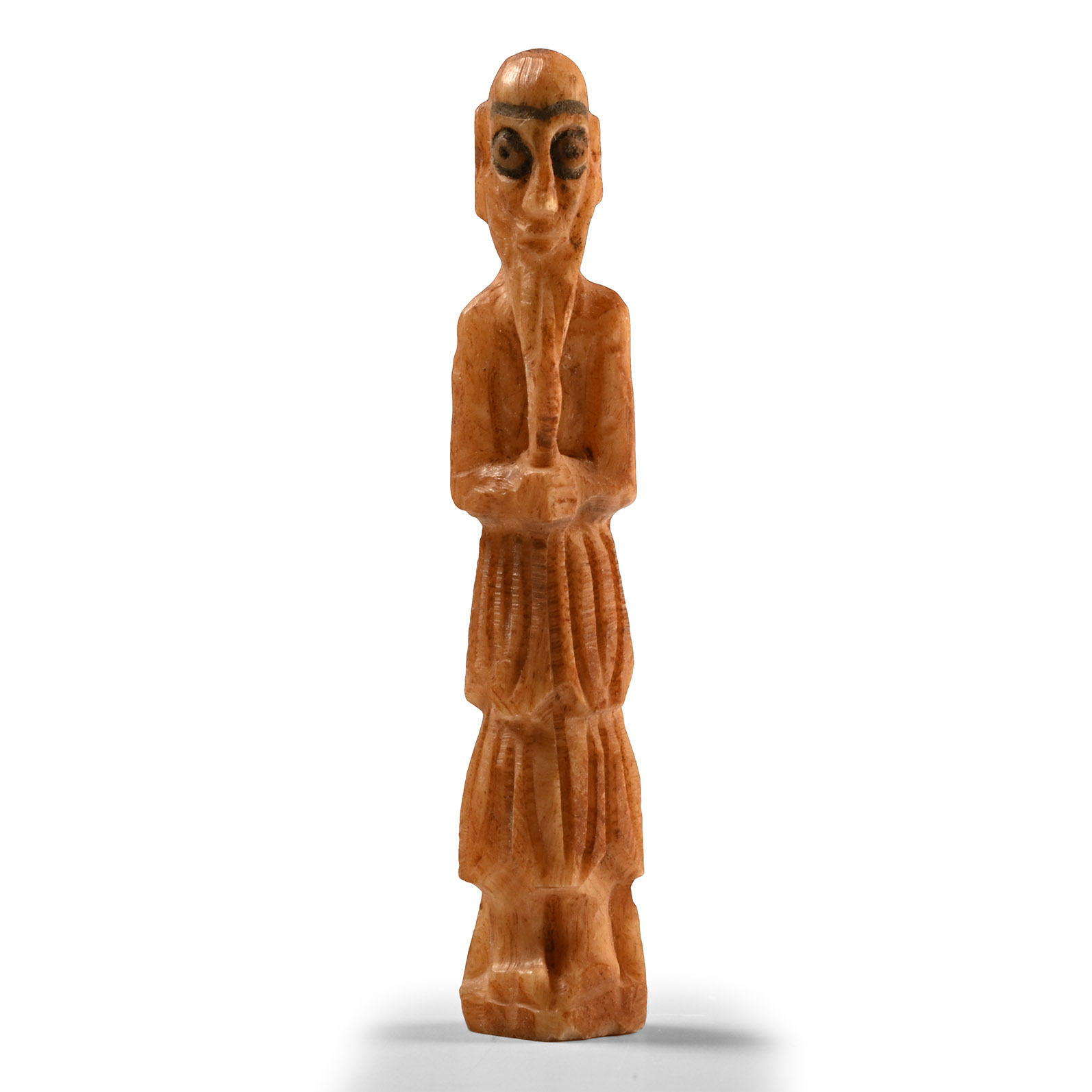Sumerian Style Bone Carving of a God