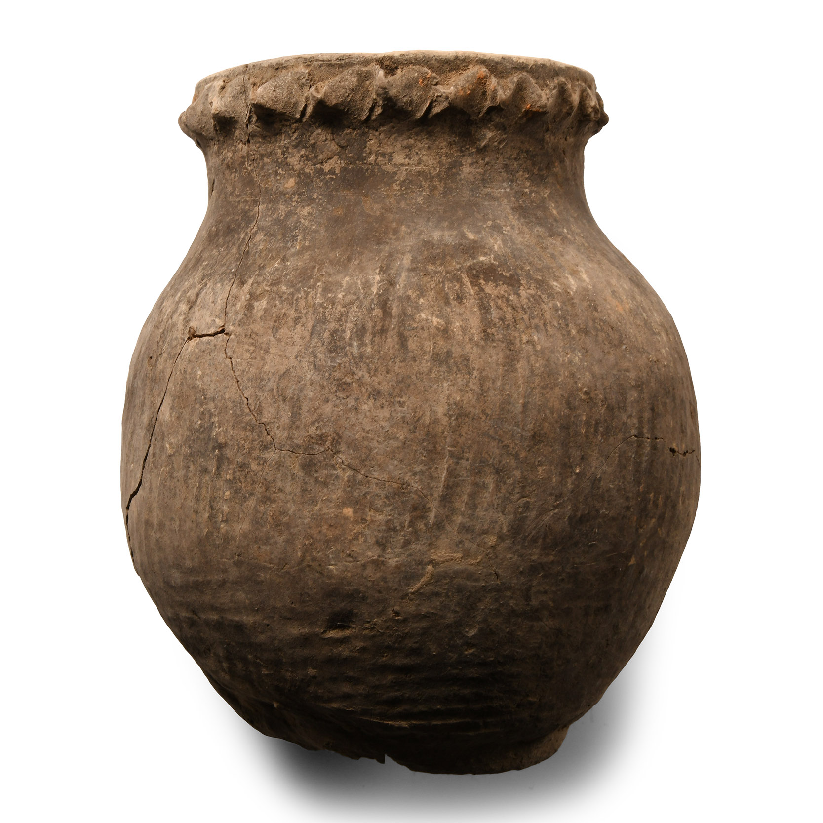 Chinese Neolithic Leather-Look Jar