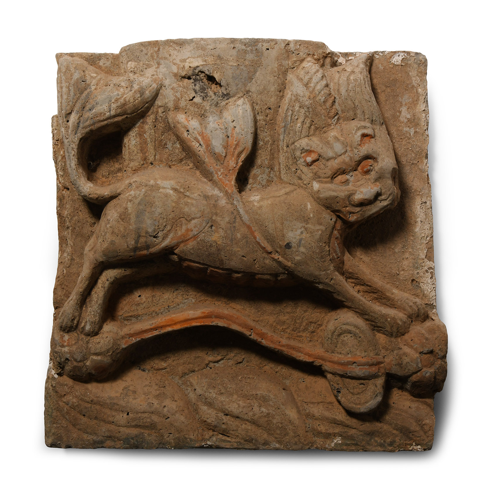 Chinese Song Lion Tile