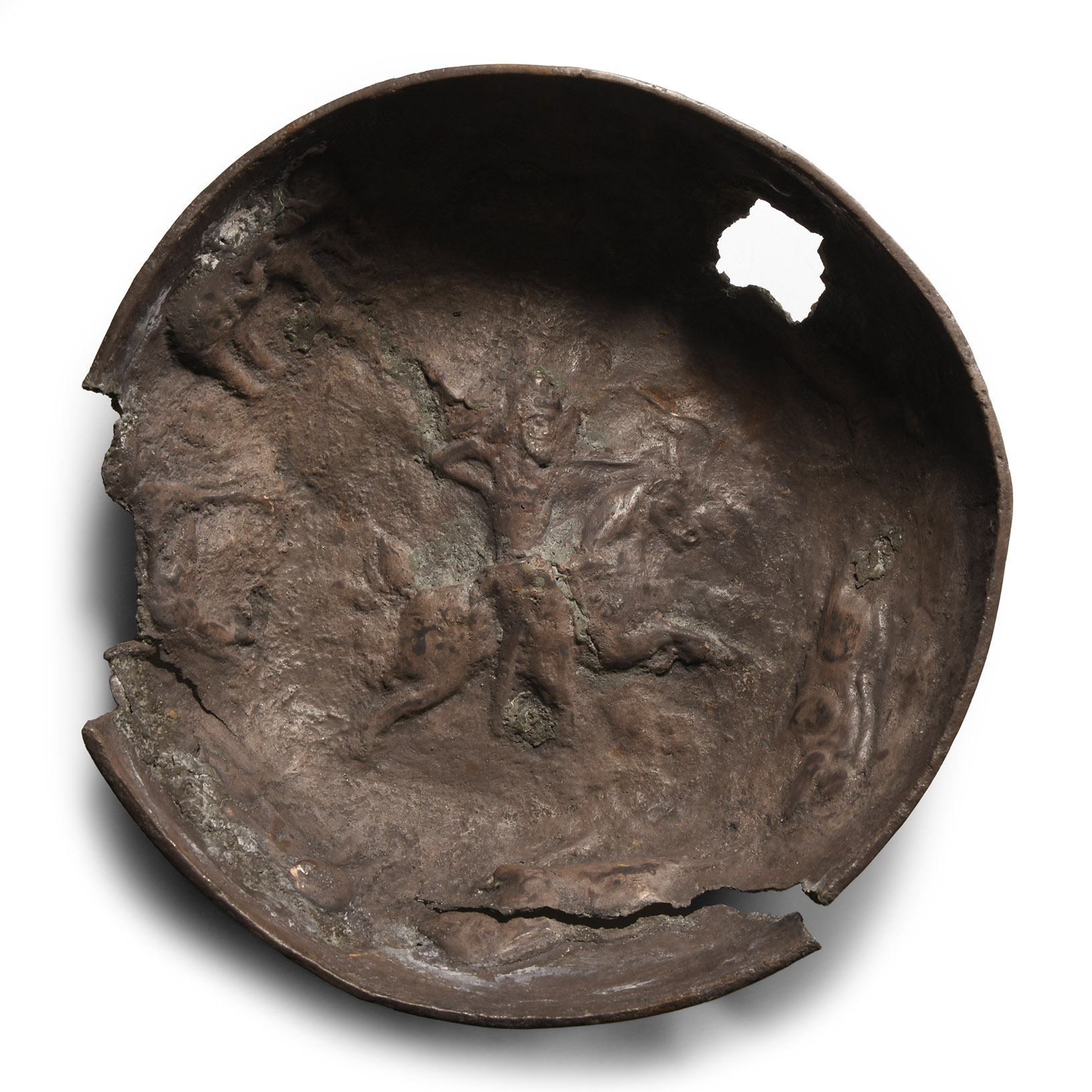 Sassanian Style Silver Bowl