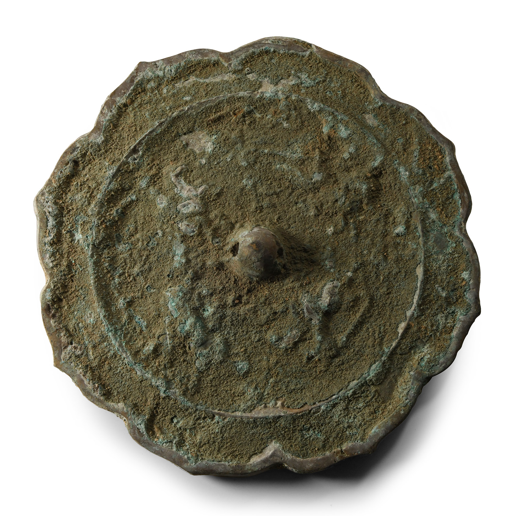 Chinese Tang Decorated Bronze Mirror