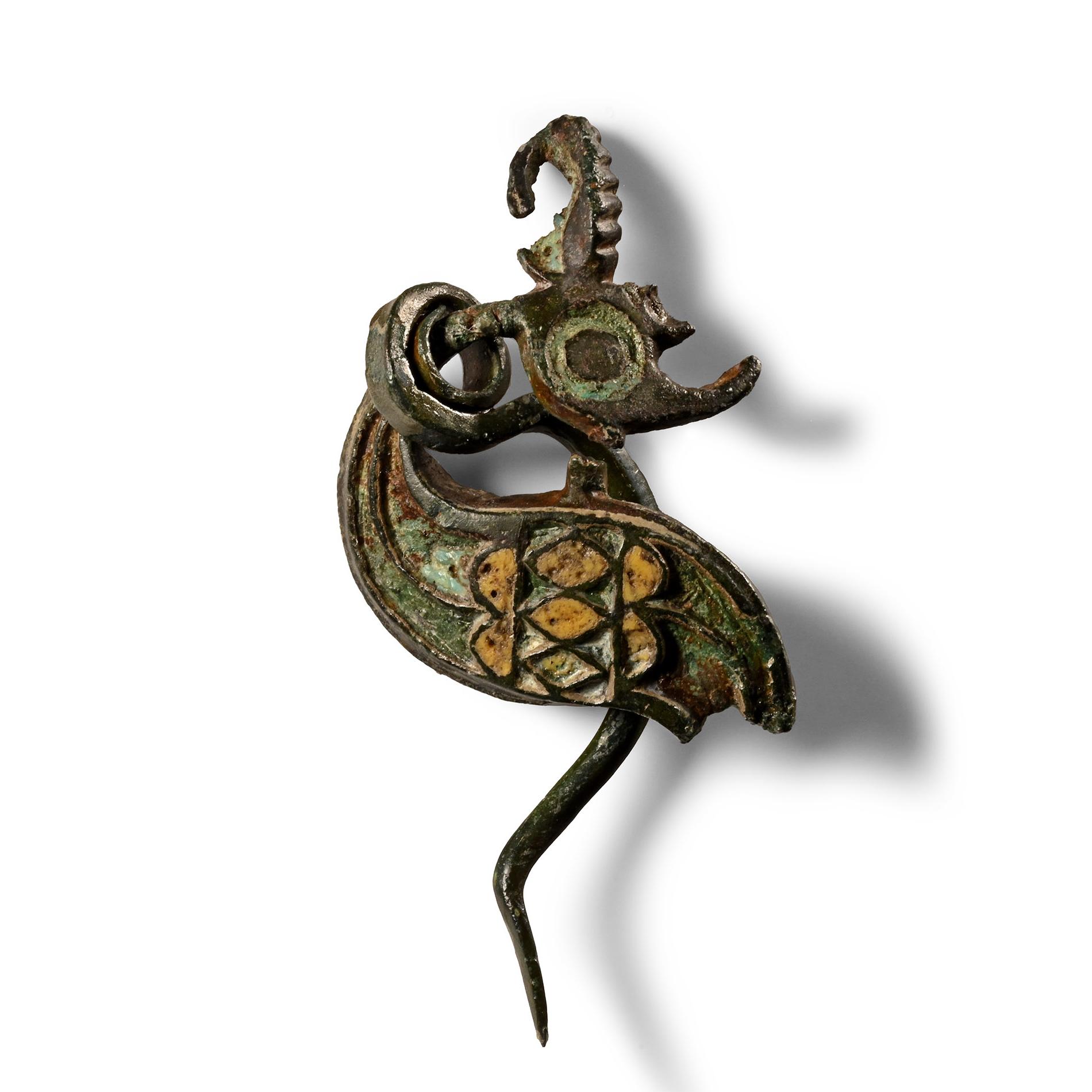 Romano-Celtic Bronze 'Raskelf' Dragonesque Brooch