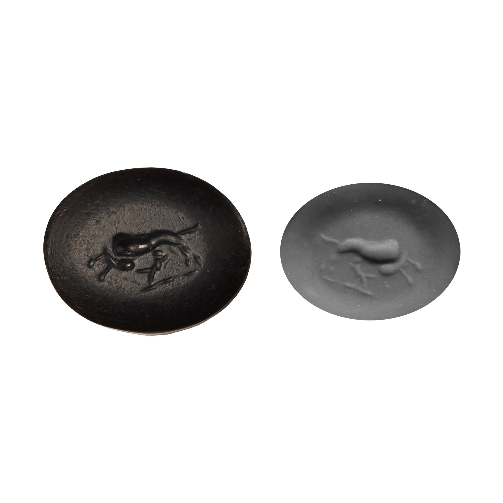 Roman Gemstone with Bull Trampling a Dog
