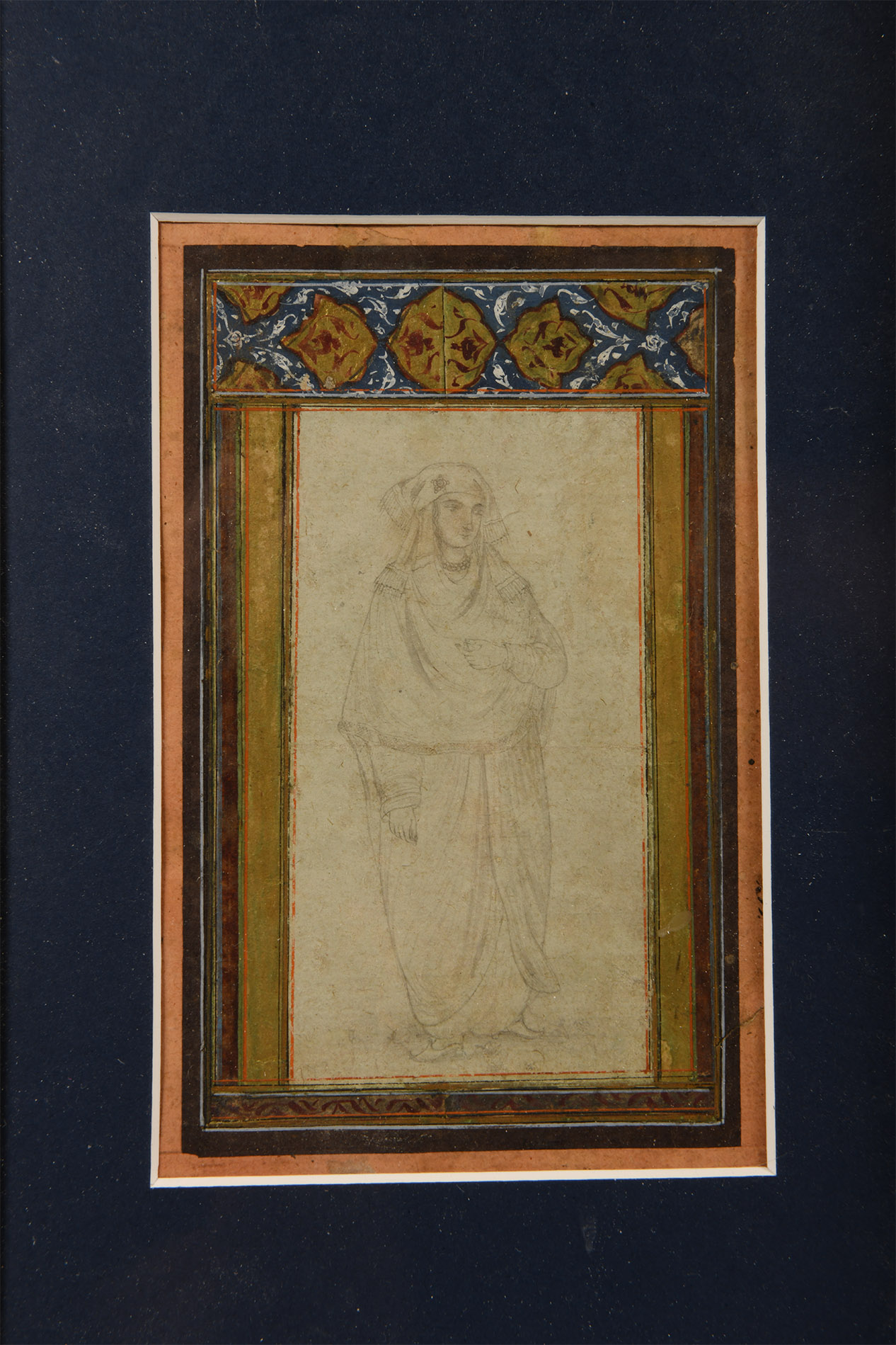 Safavid Drawing of a Western Pilgrim