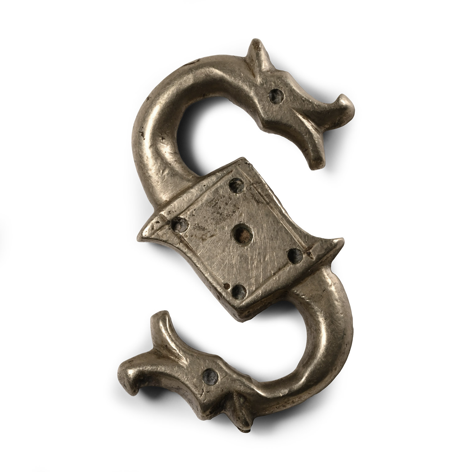 Medieval Bronze Dragon Belt Fitting