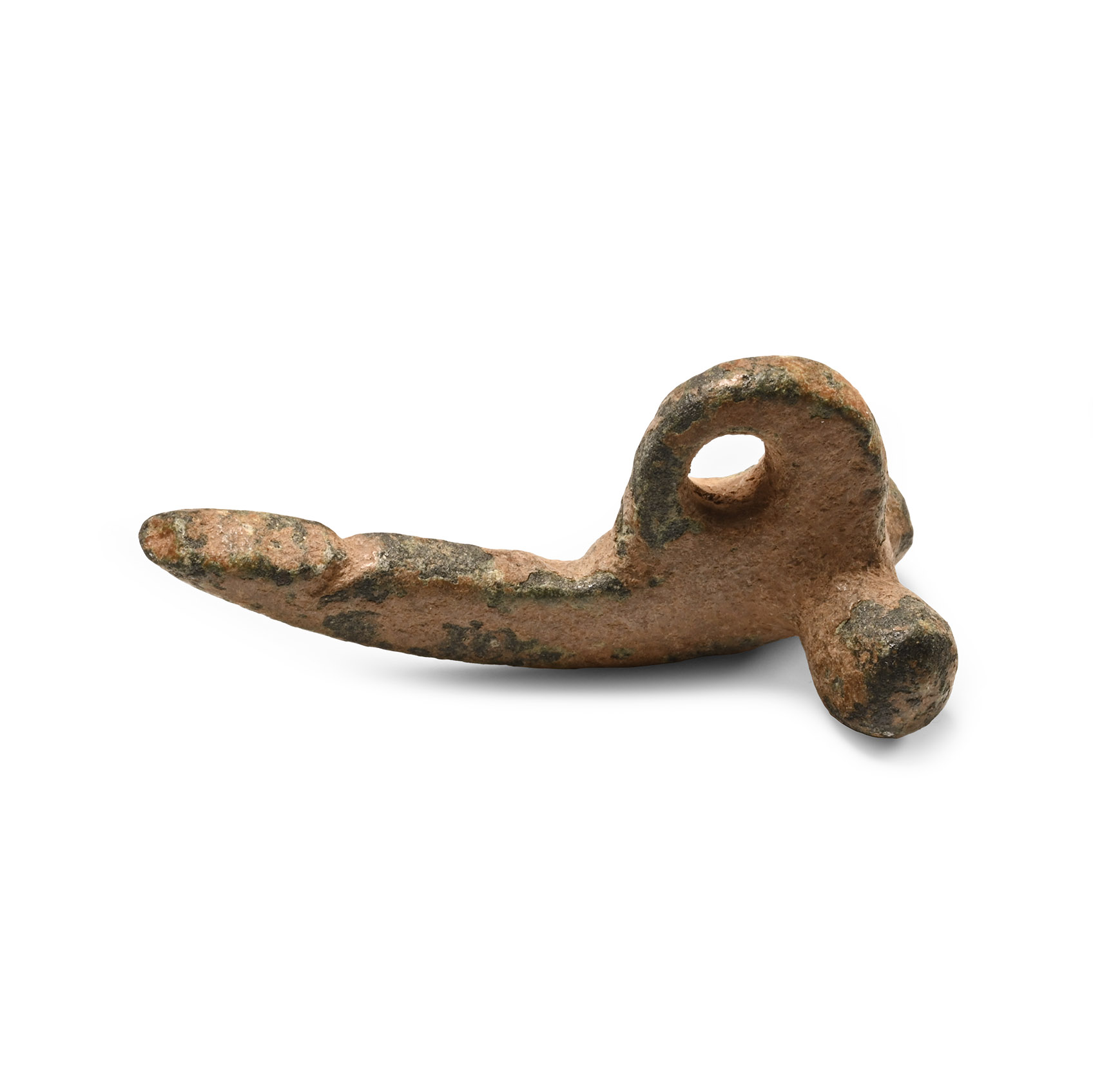 Roman Bronze Phallic Pendant