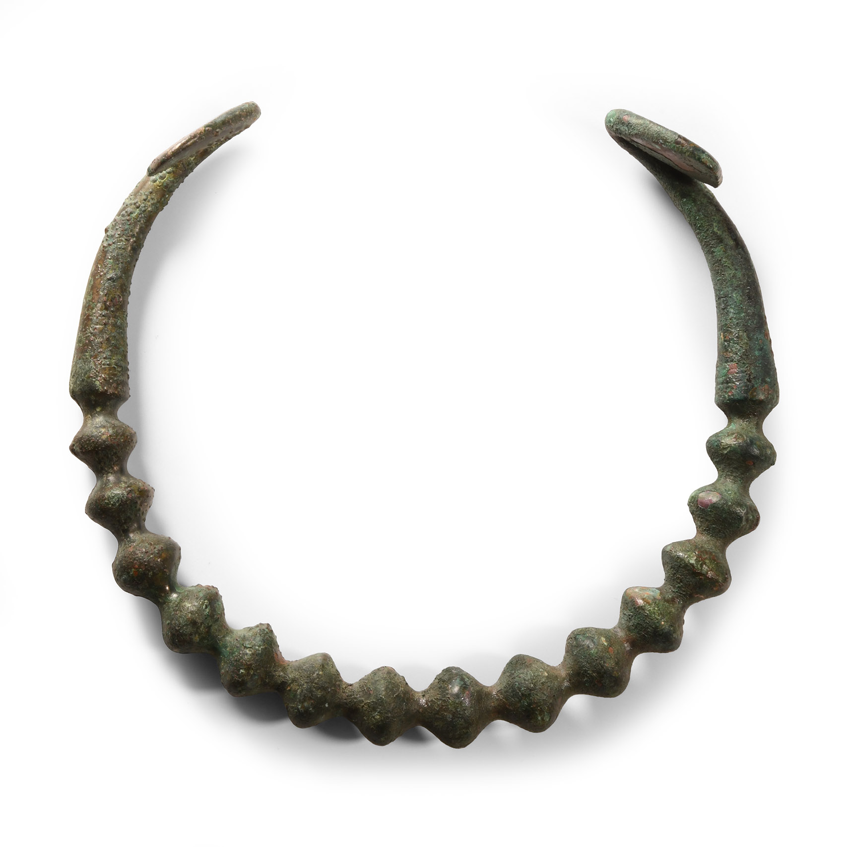 European Iron Age Celtic Bronze Torc