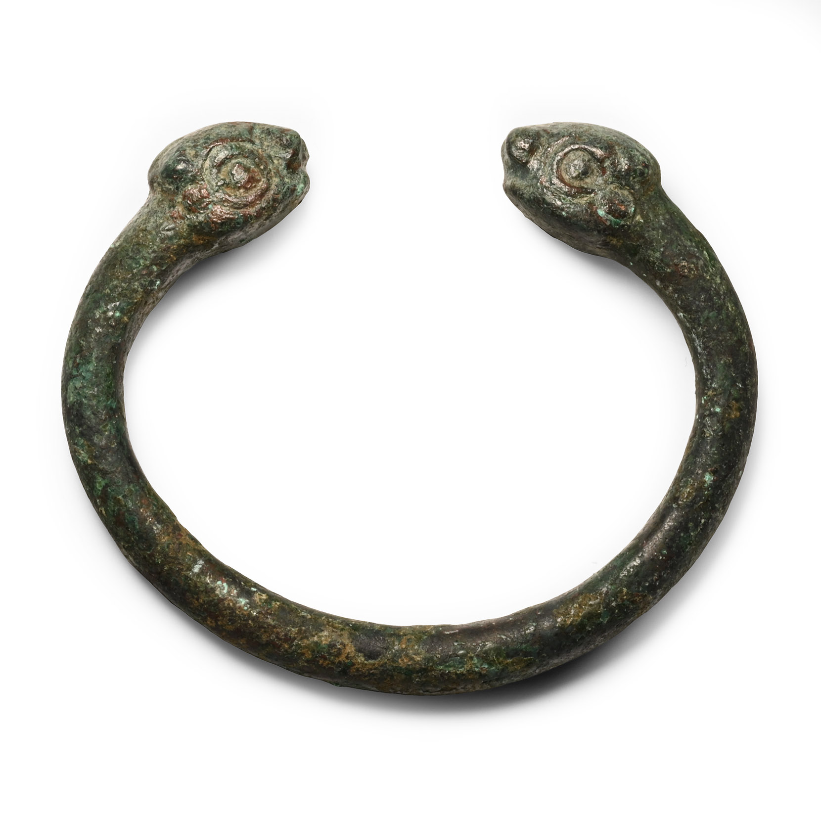 Urartu Bronze Bracelet with Beast Heads
