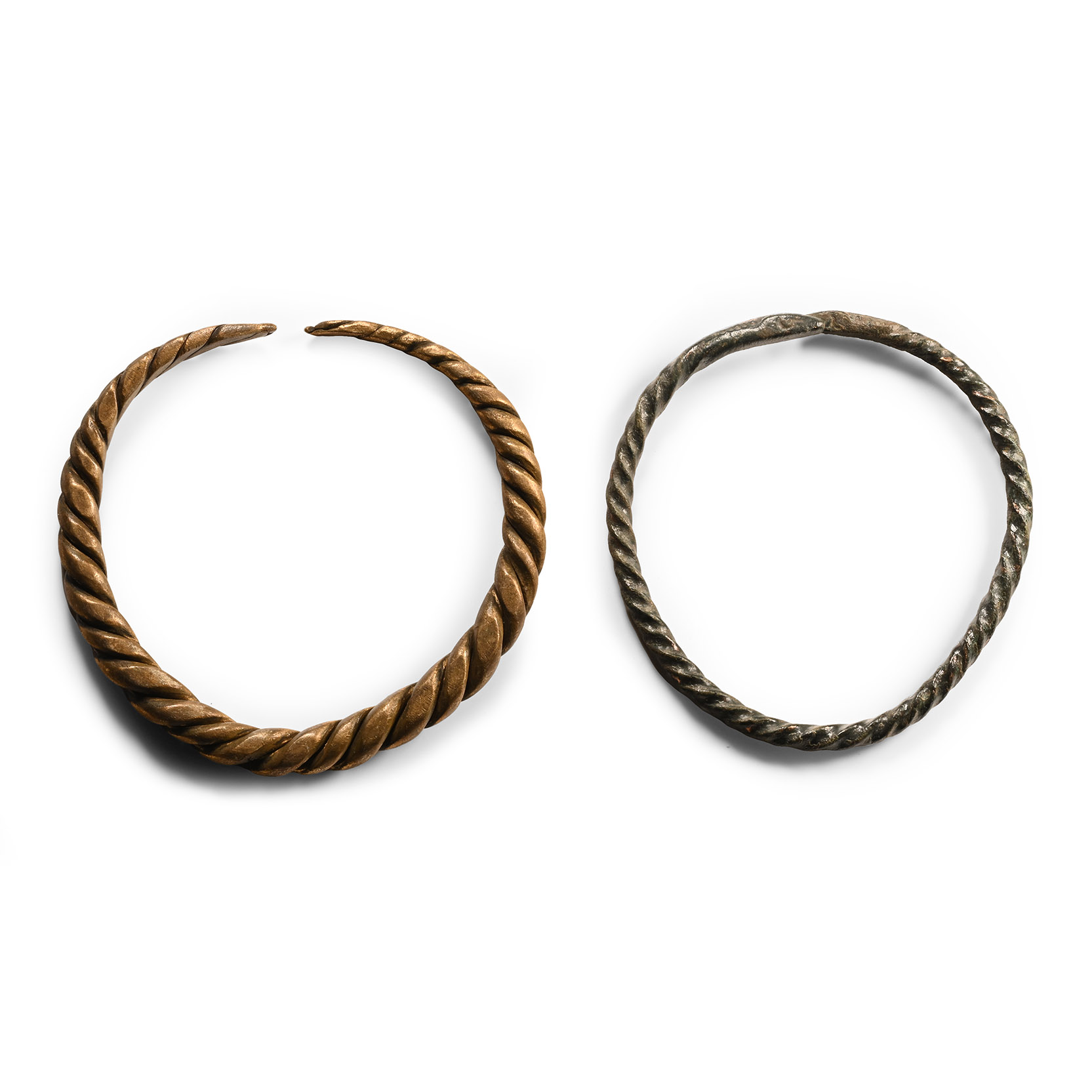Western Asiatic Bronze Twisted Bracelet Group