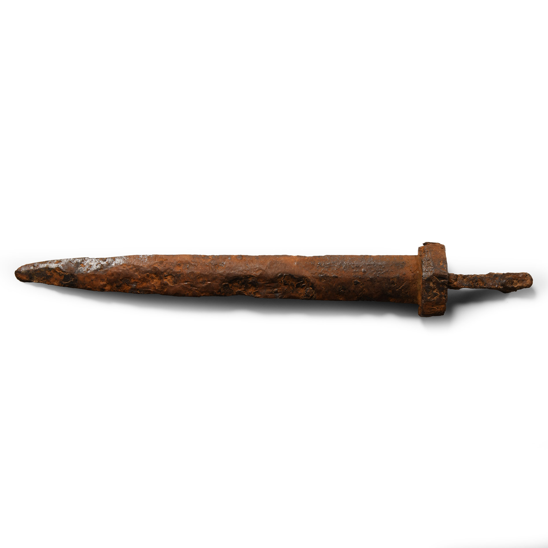 Medieval Iron Dagger Blade with Lower Guard