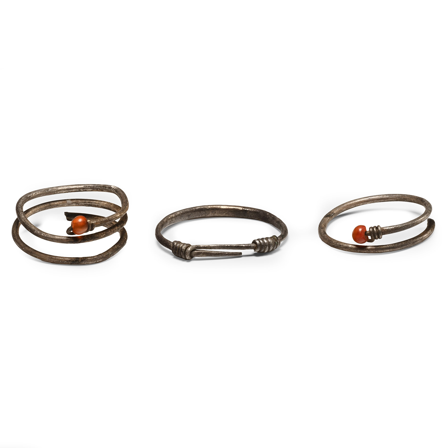 Western Asiatic Silver Child's Bracelet Group