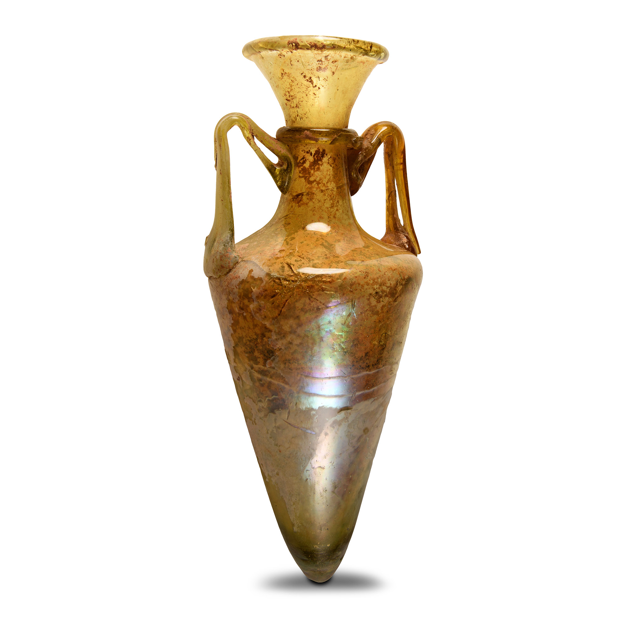 Roman Honey-Coloured Glass Amphora
