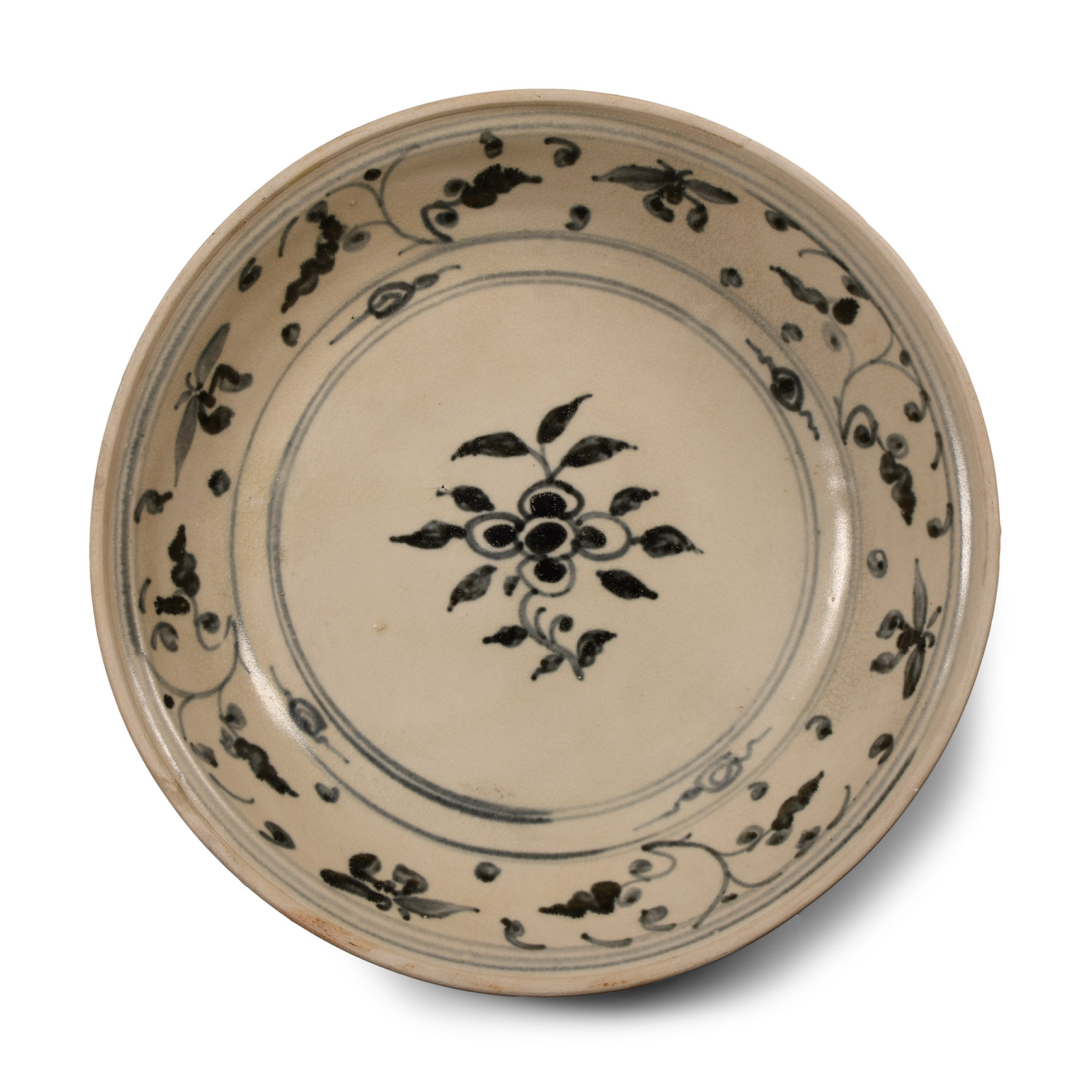 Vietnamese Hoi An Ceramic Shipwreck Plate