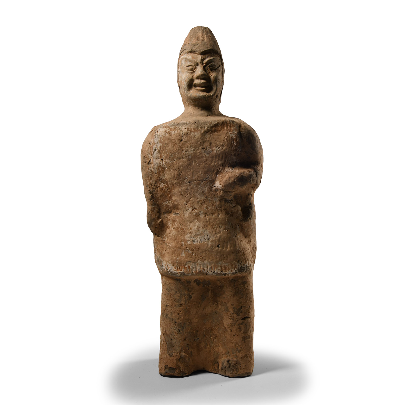 Chinese Tang Terracotta Archer with Quiver at Side