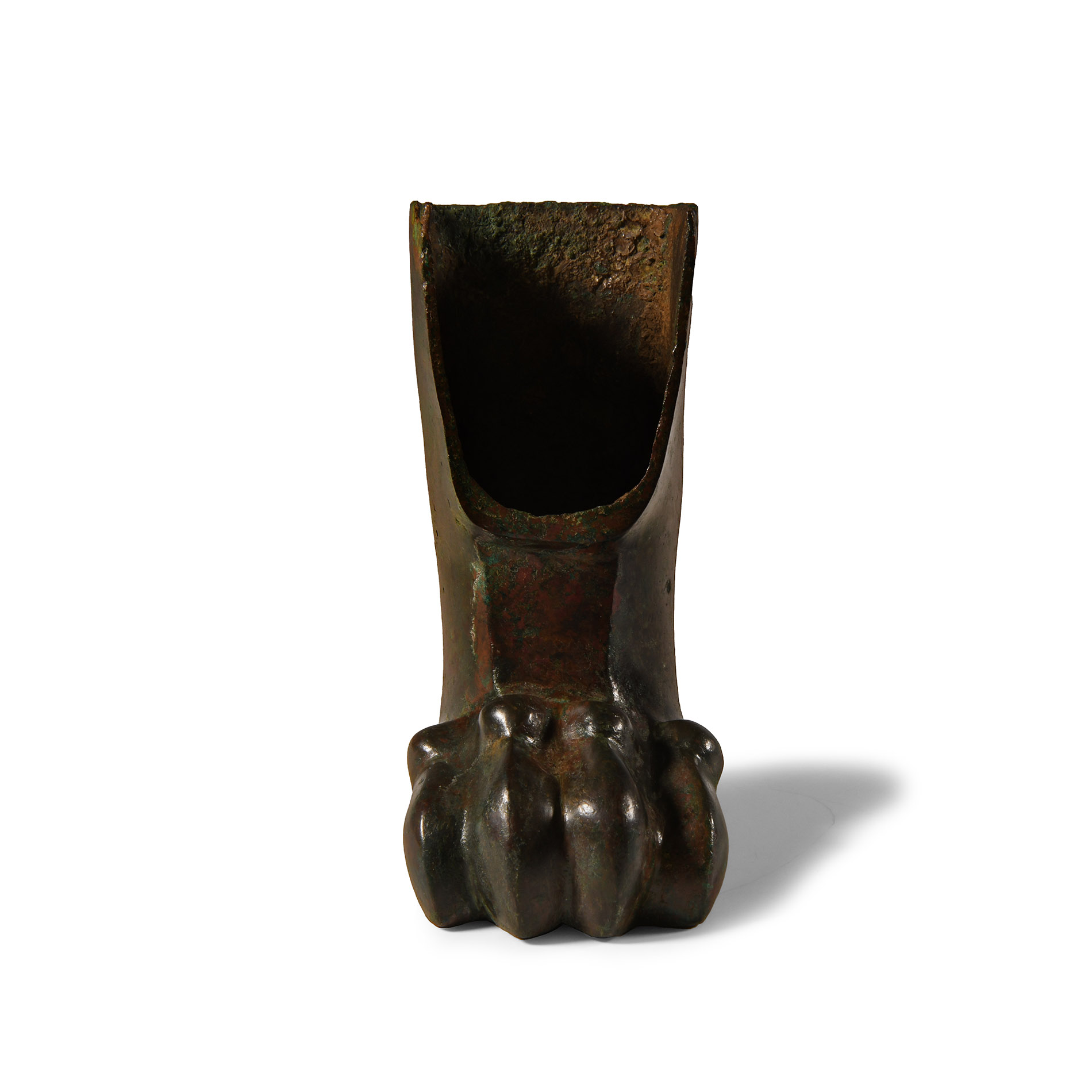 Roman Bronze Gryphon Lectus Foot