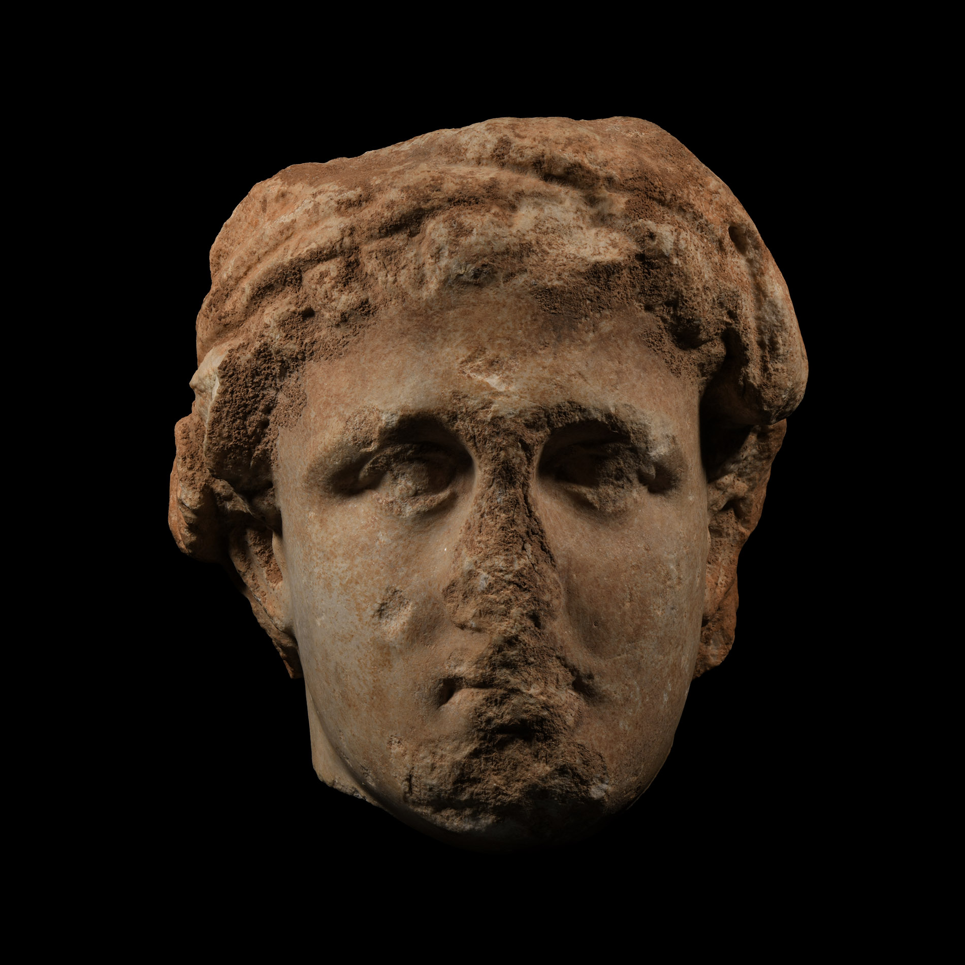 Greek Marble Head of a Ruler