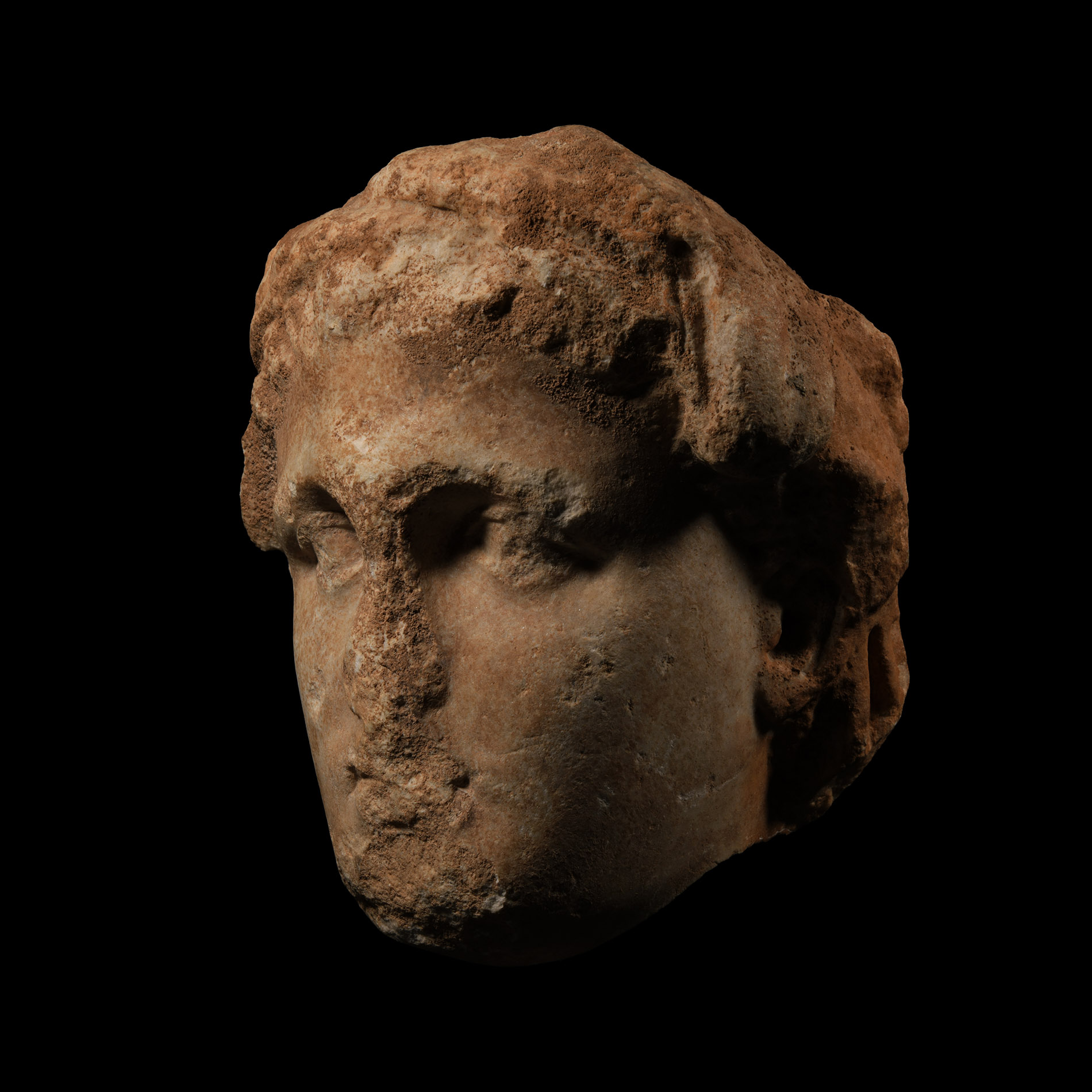 Greek Marble Head of a Ruler