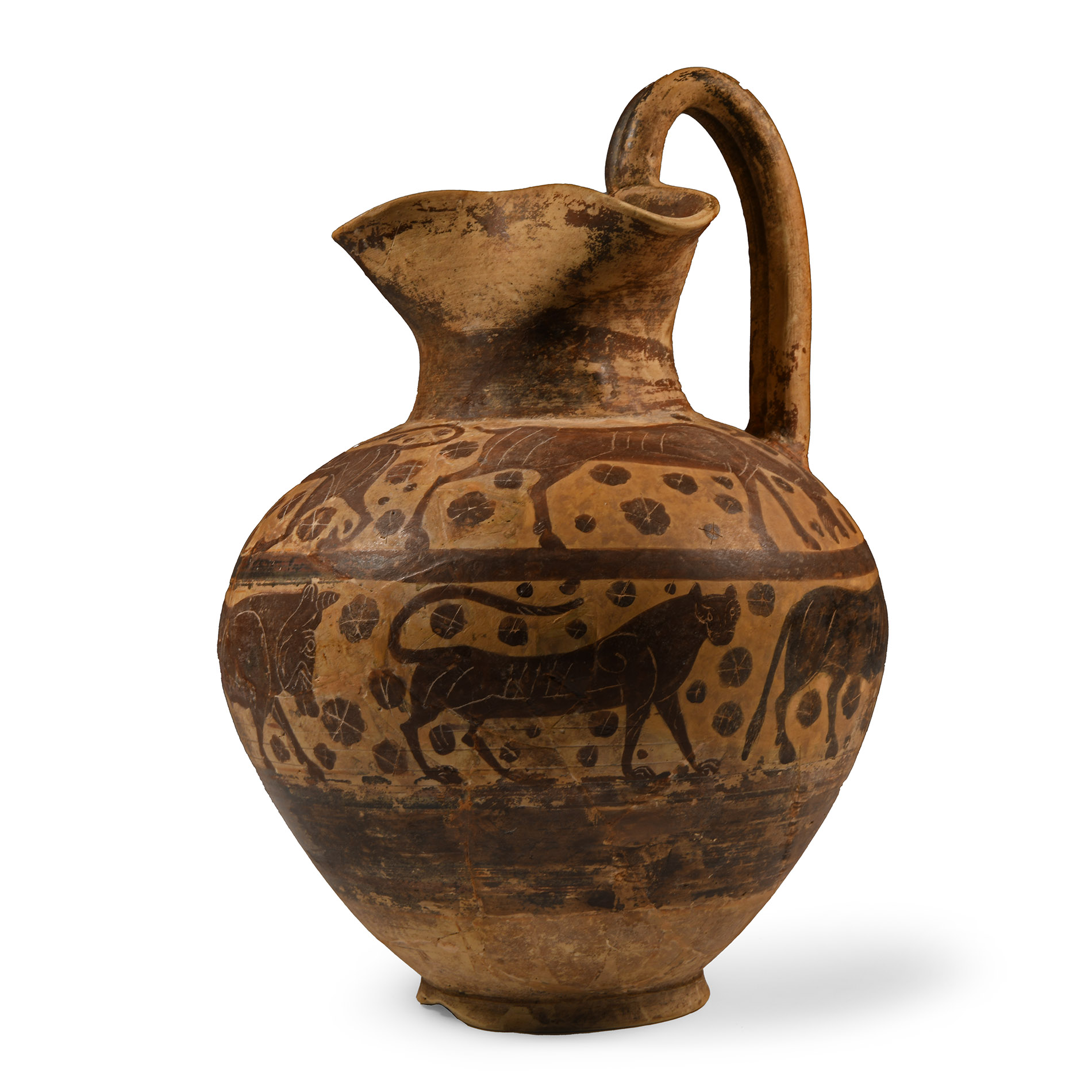 Corinthian Black-Figure Oinochoe