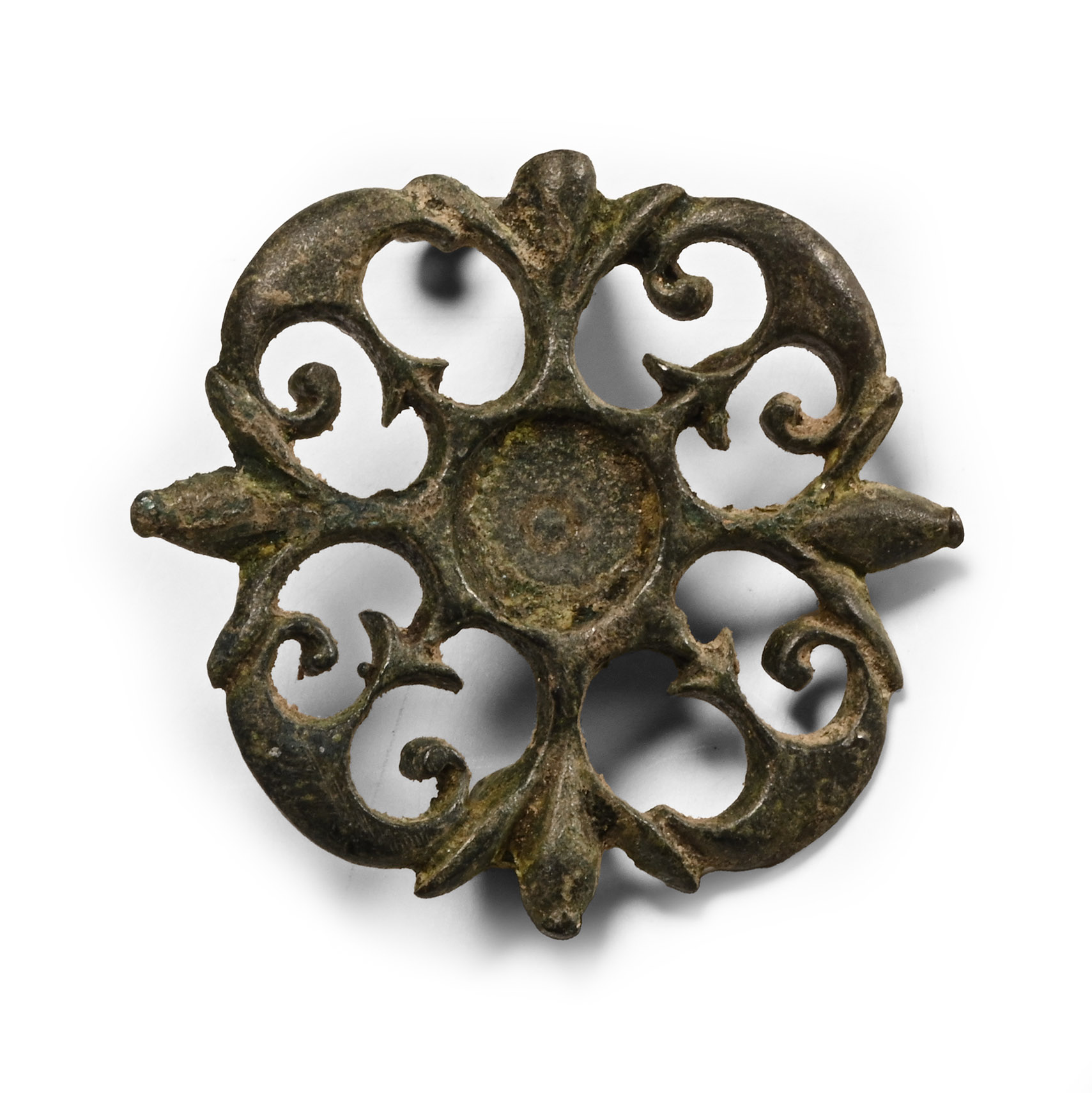 Roman Bronze Plate Brooch