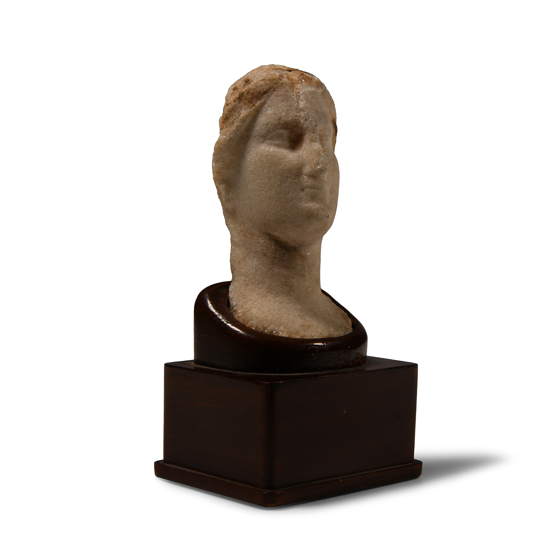 Egyptian Marble Head of a Queen
