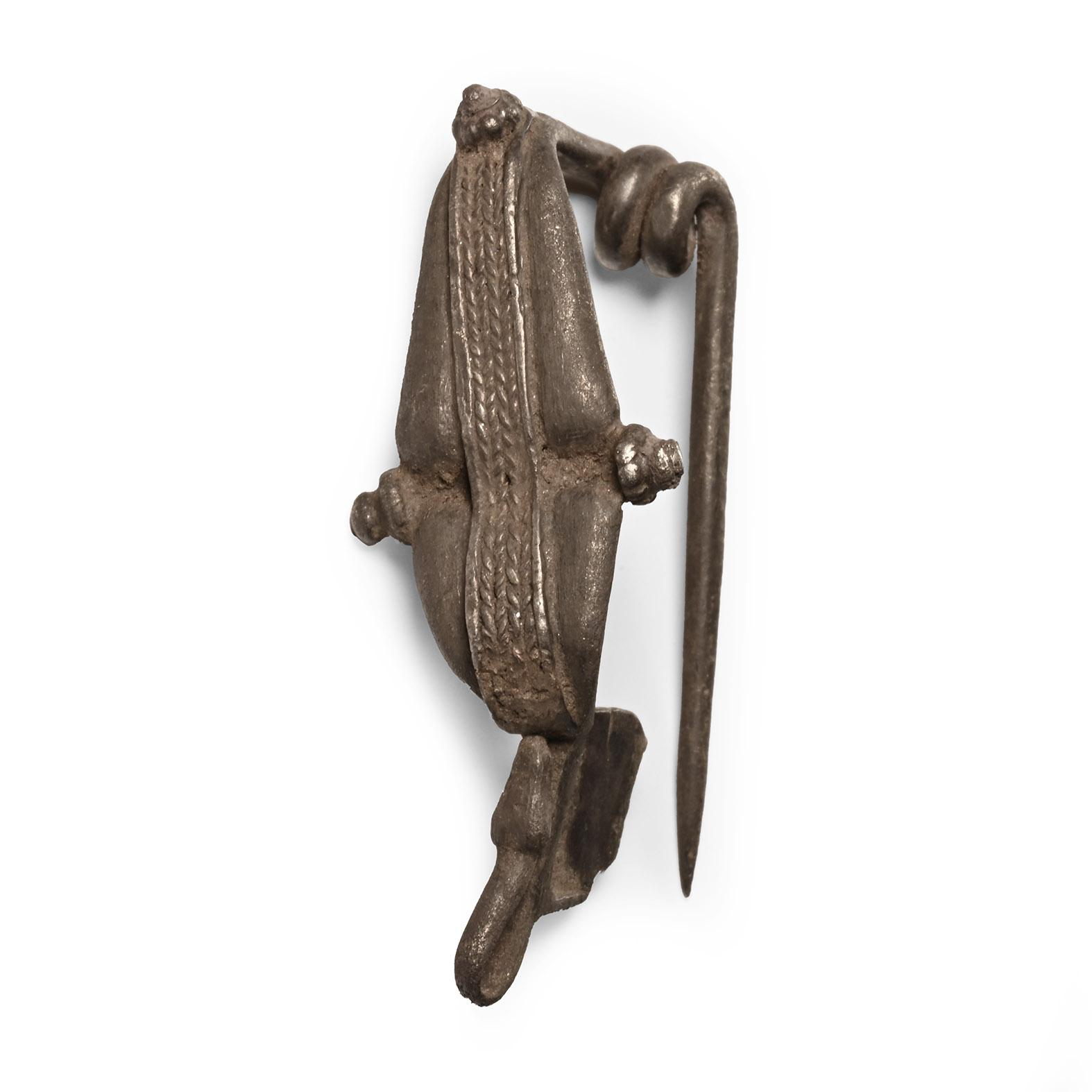 Greek Silver Fibula