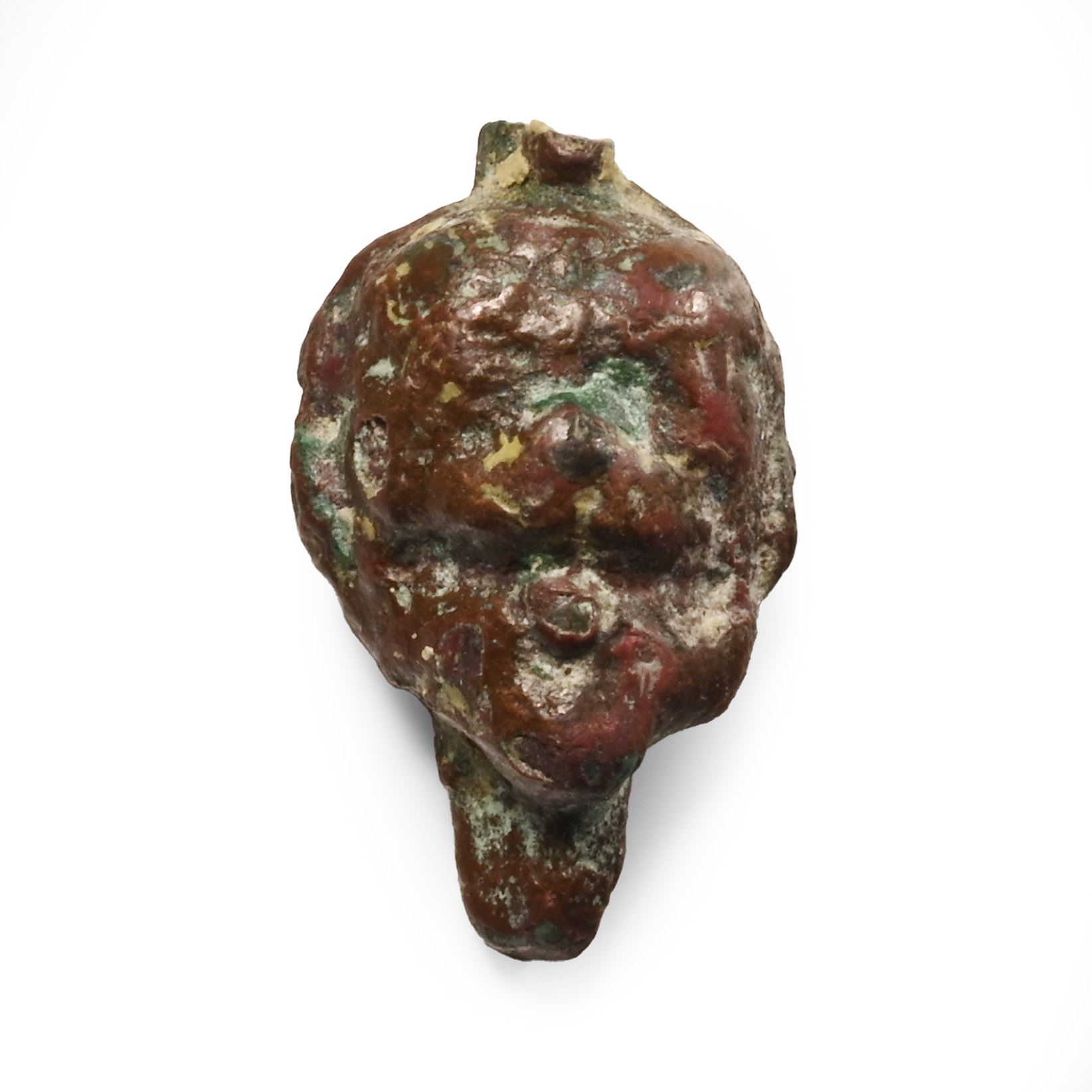 Western Asiatic Miniature Bronze Pazuzu Head
