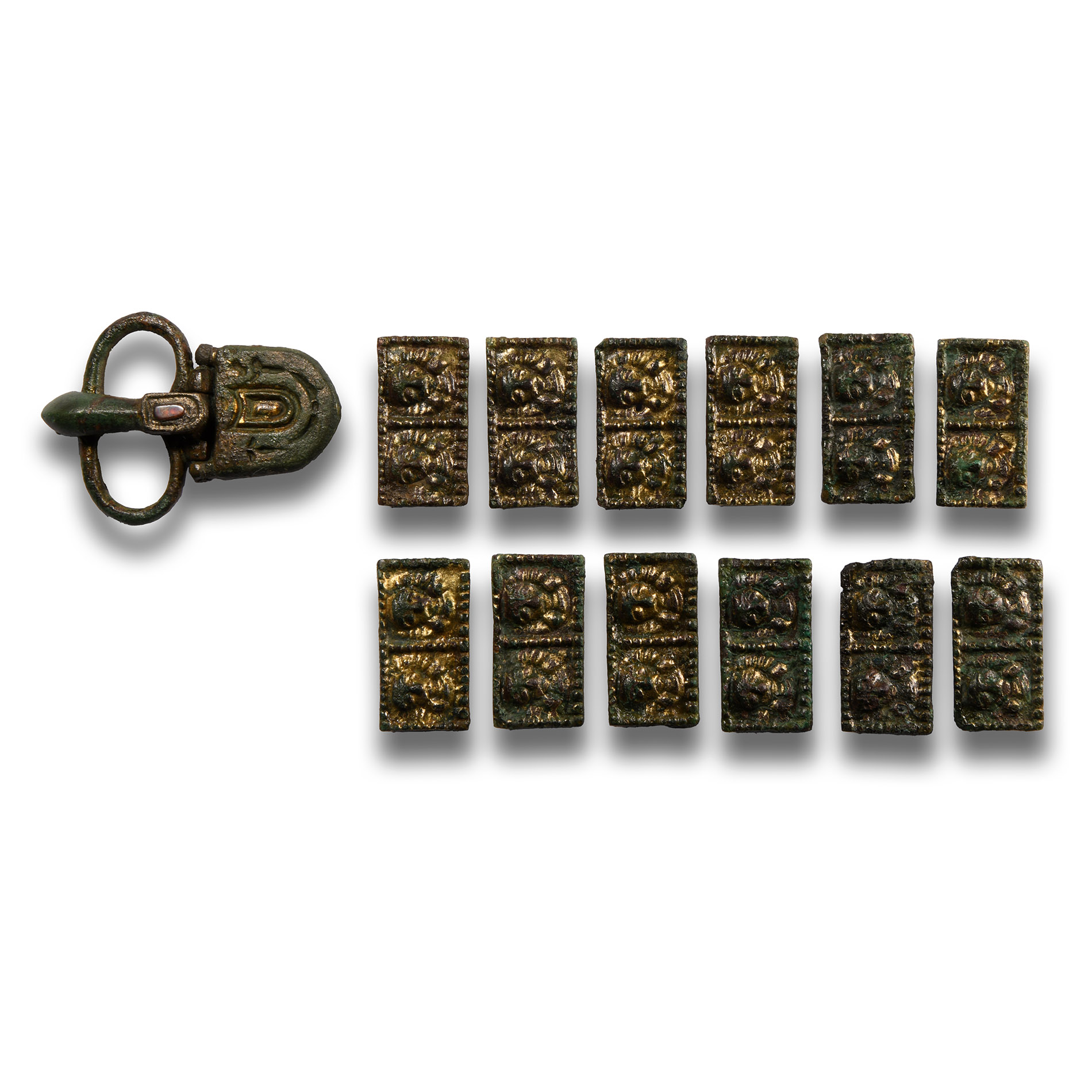 Byzantine Bronze Belt Fitting Set