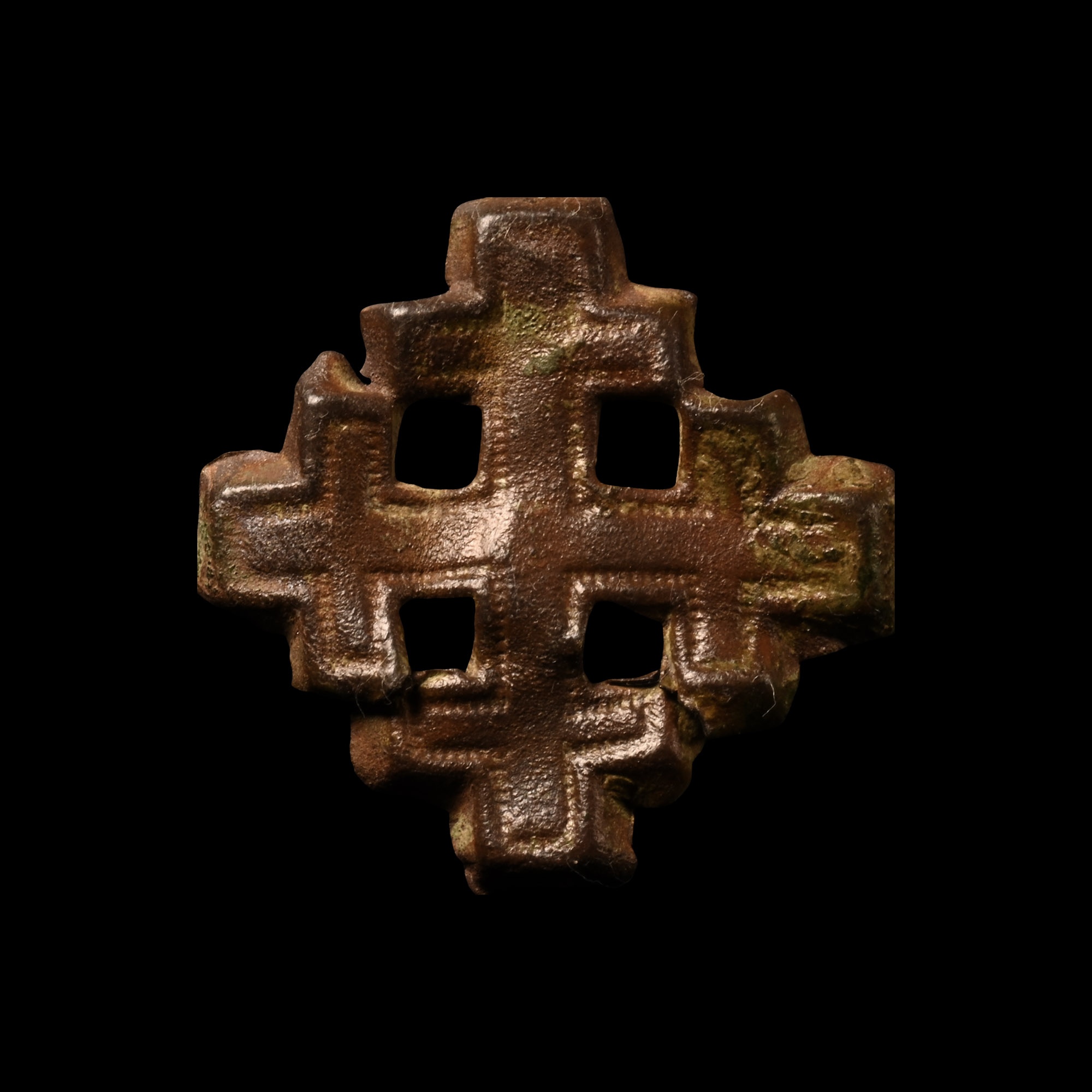 Medieval Bronze Knight's Holy Sepulchre Badge