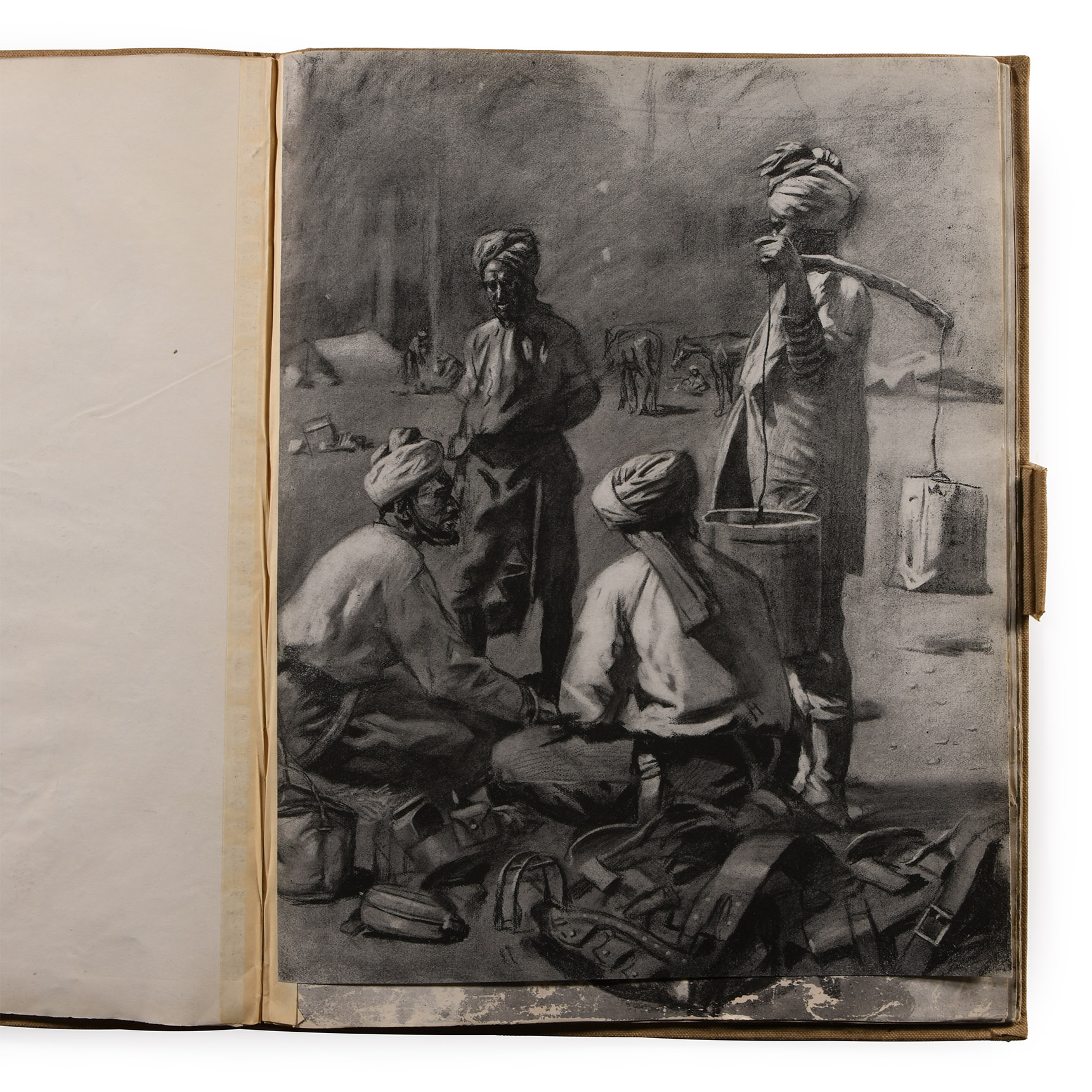 General Books - Field Sketchbook of Lucien Jonas - Armee Anglaise