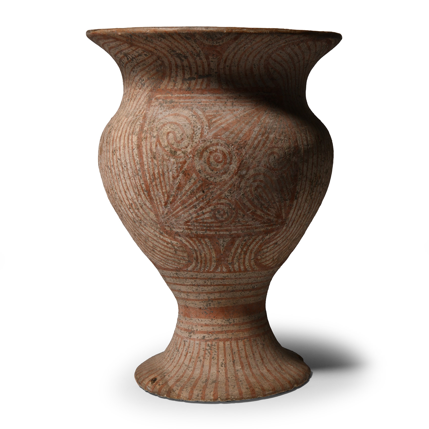 Ban Chiang Period Painted Terracotta Chalice