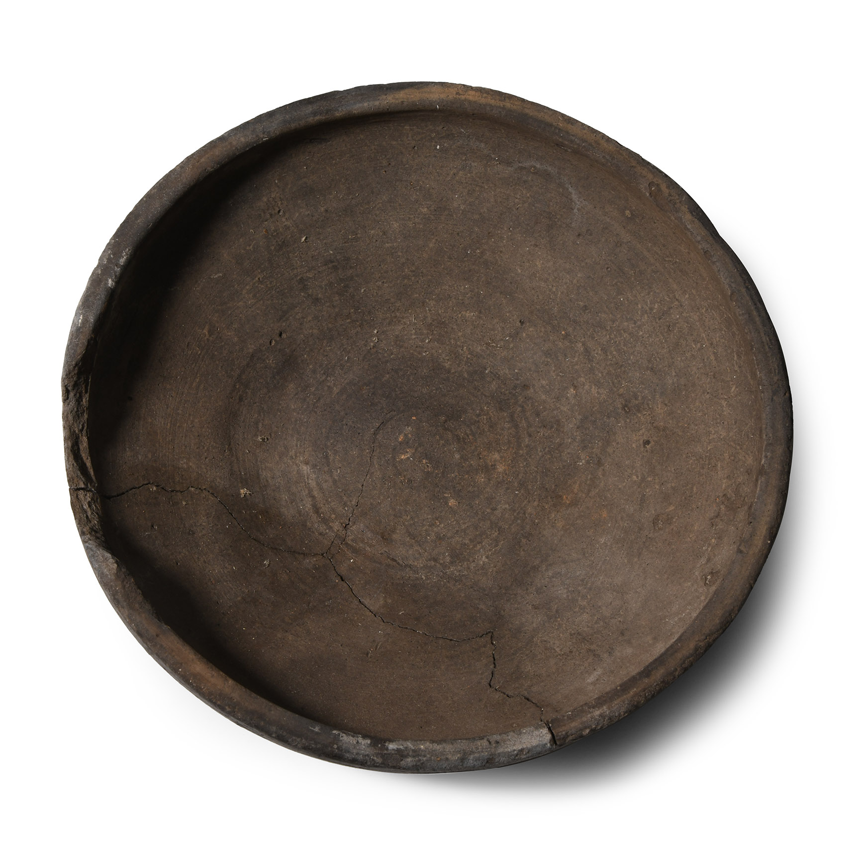 Large Bronze Age Decorated Grey Ware Bowl