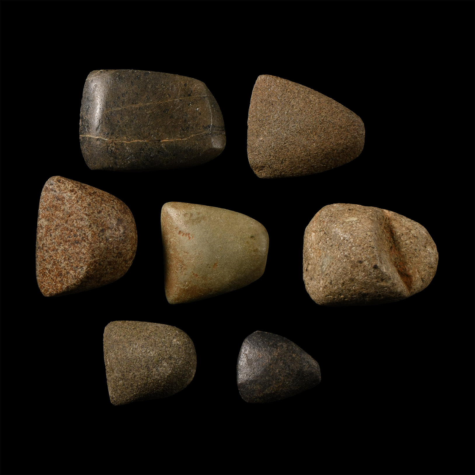 Stone Age Polished Axehead Group