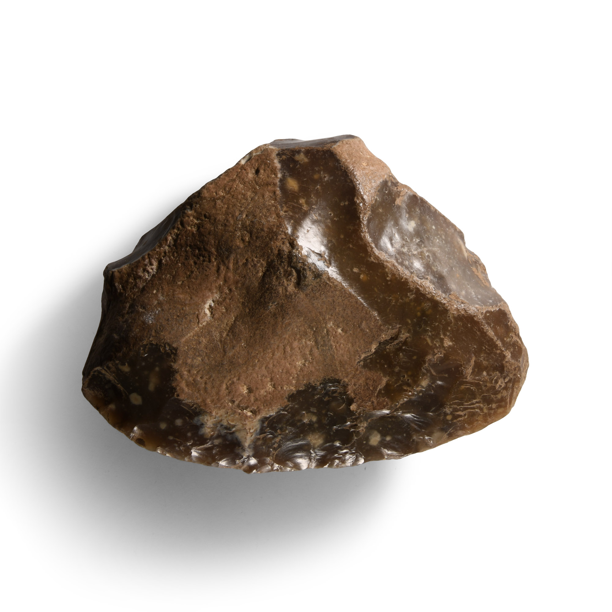 Stone Age Bifacially Knapped Flint Knife