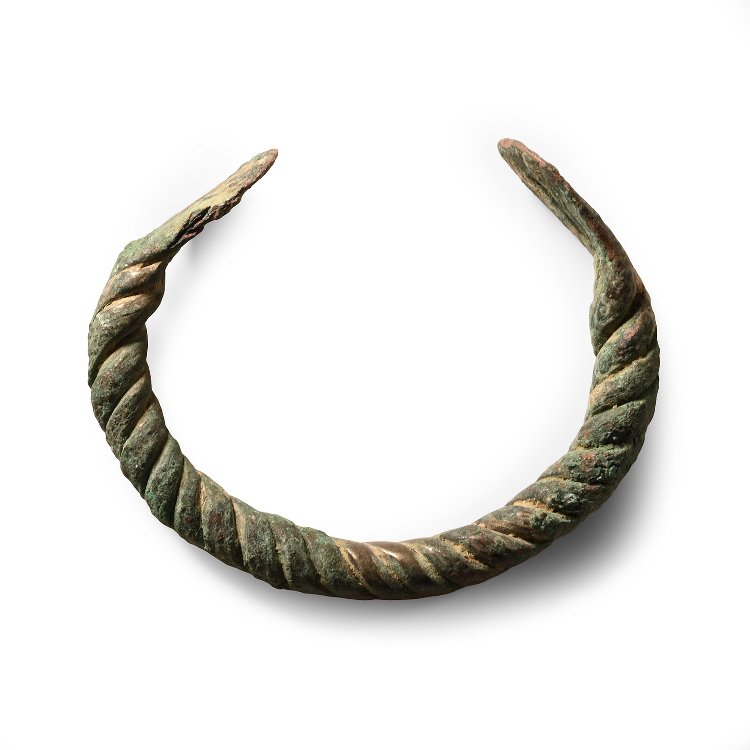 Viking Age Twisted Bronze Bracelet