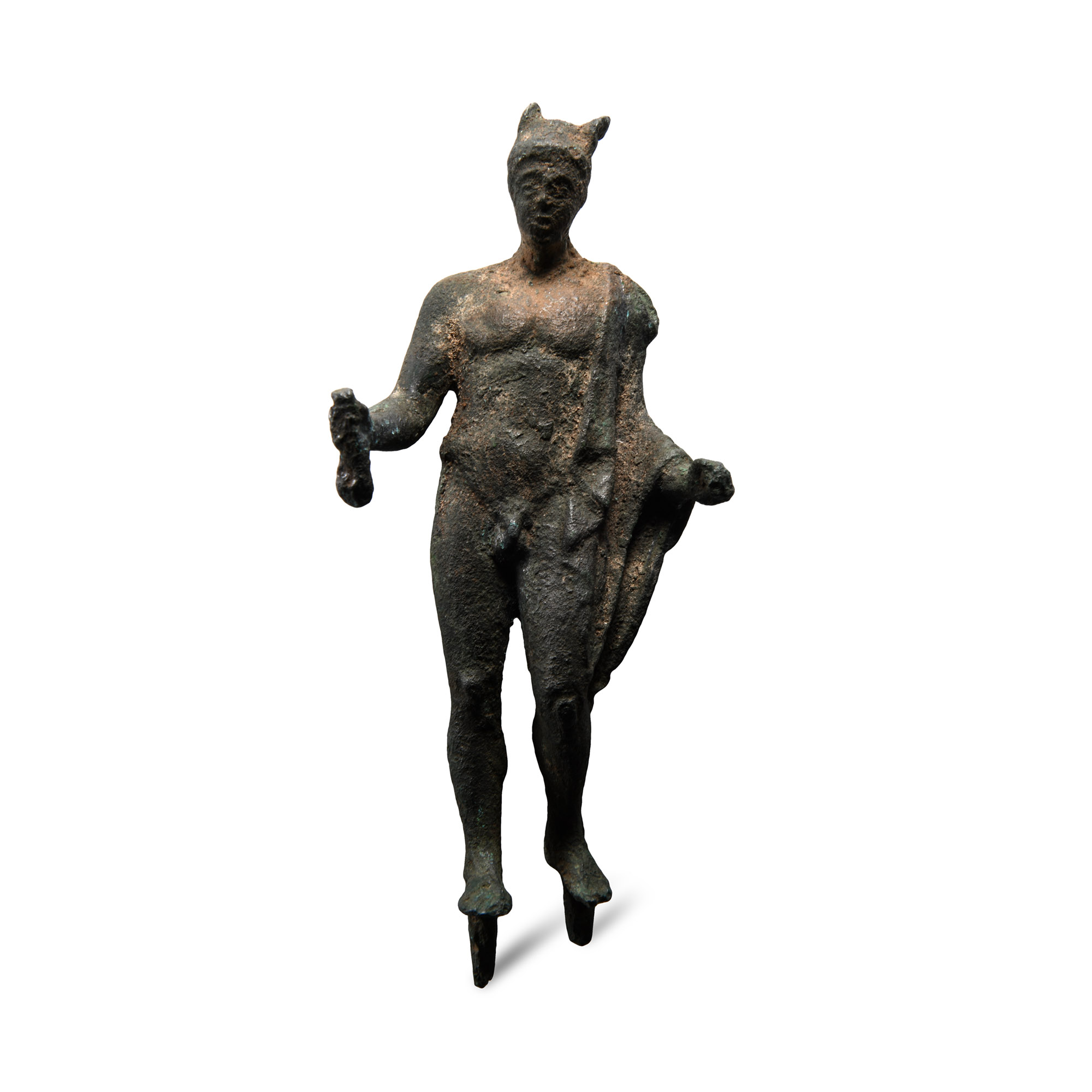 Roman Bronze Mercury Statuette