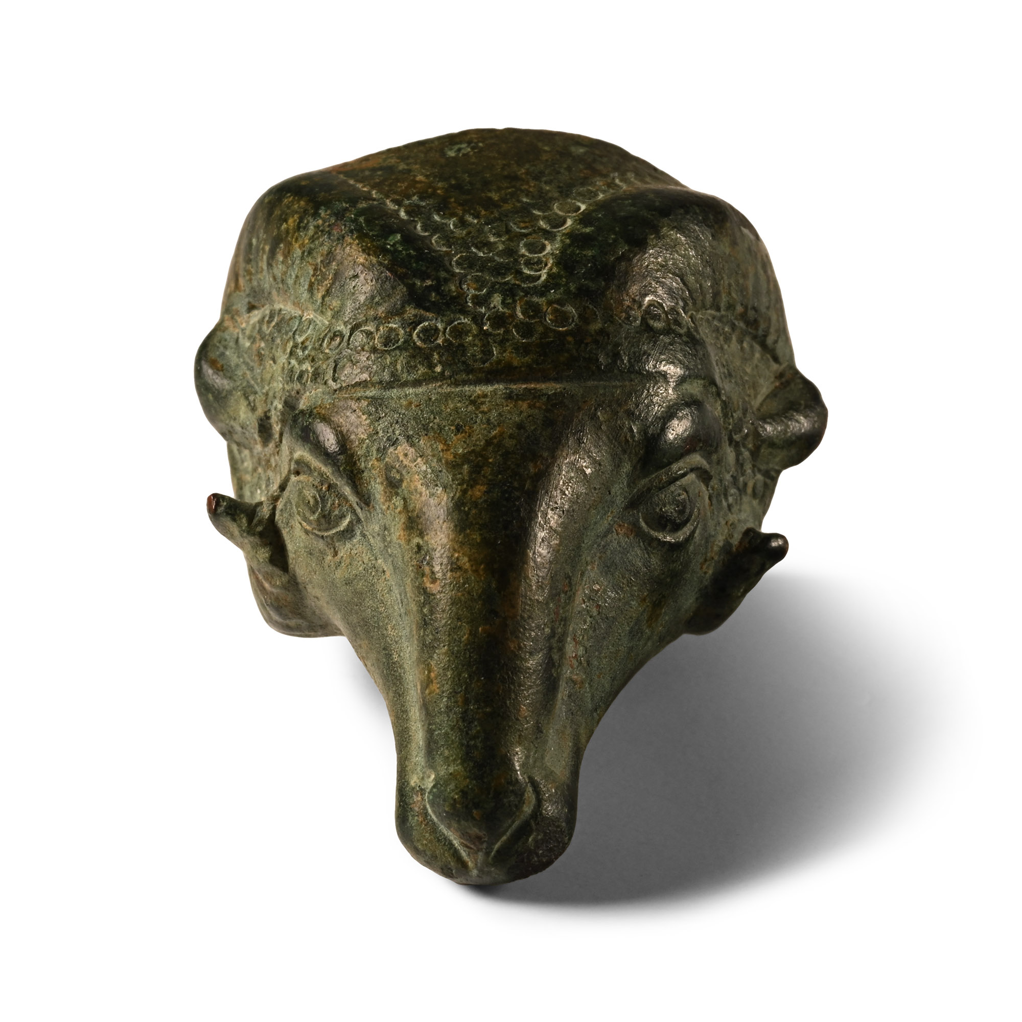 Greek Bronze Ram Protome