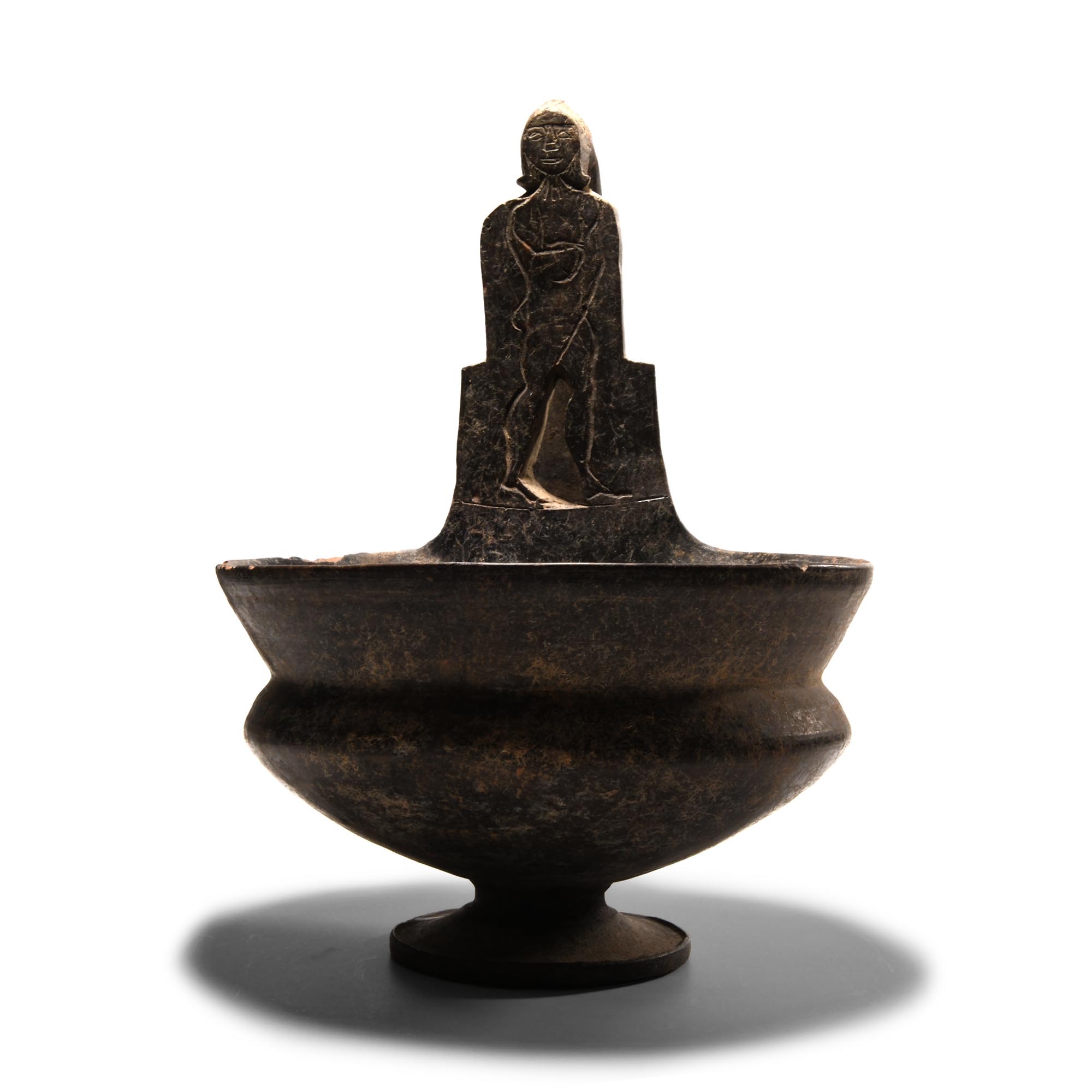Etruscan Blackware Terracotta Kyathos