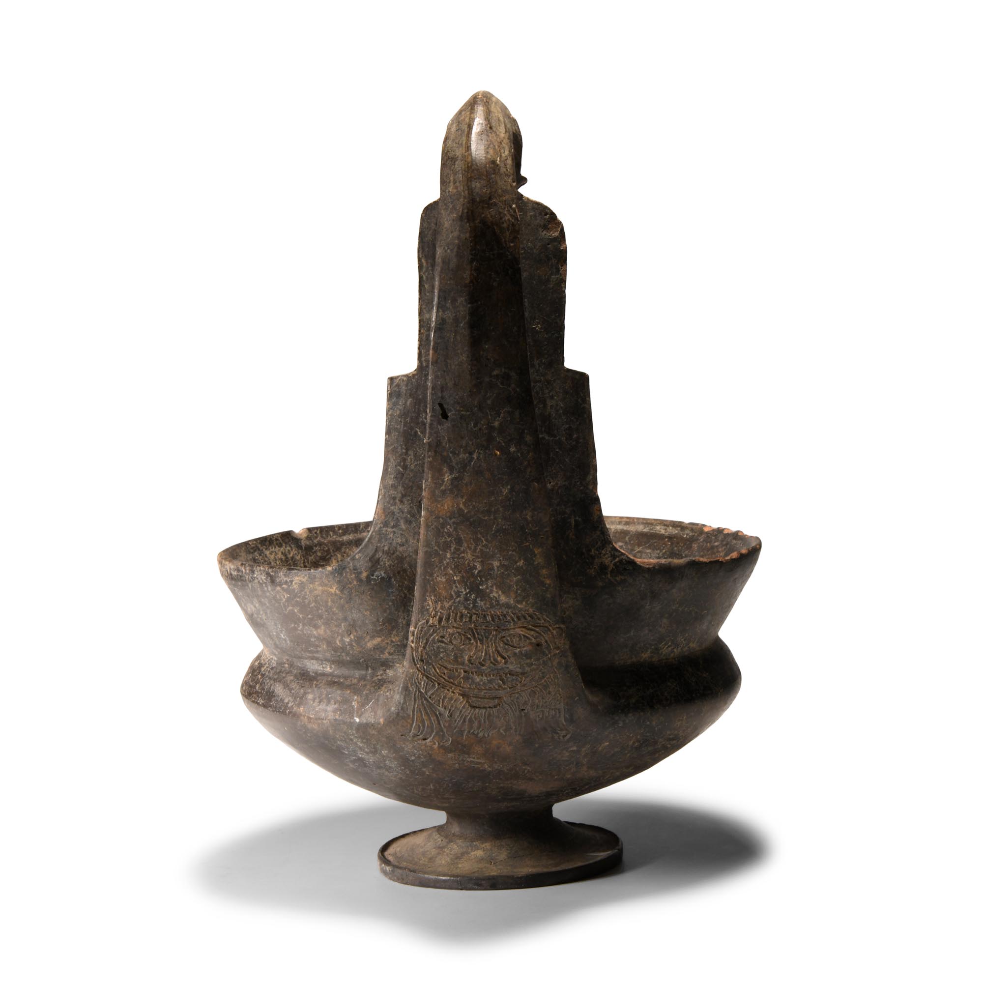Etruscan Blackware Terracotta Kyathos