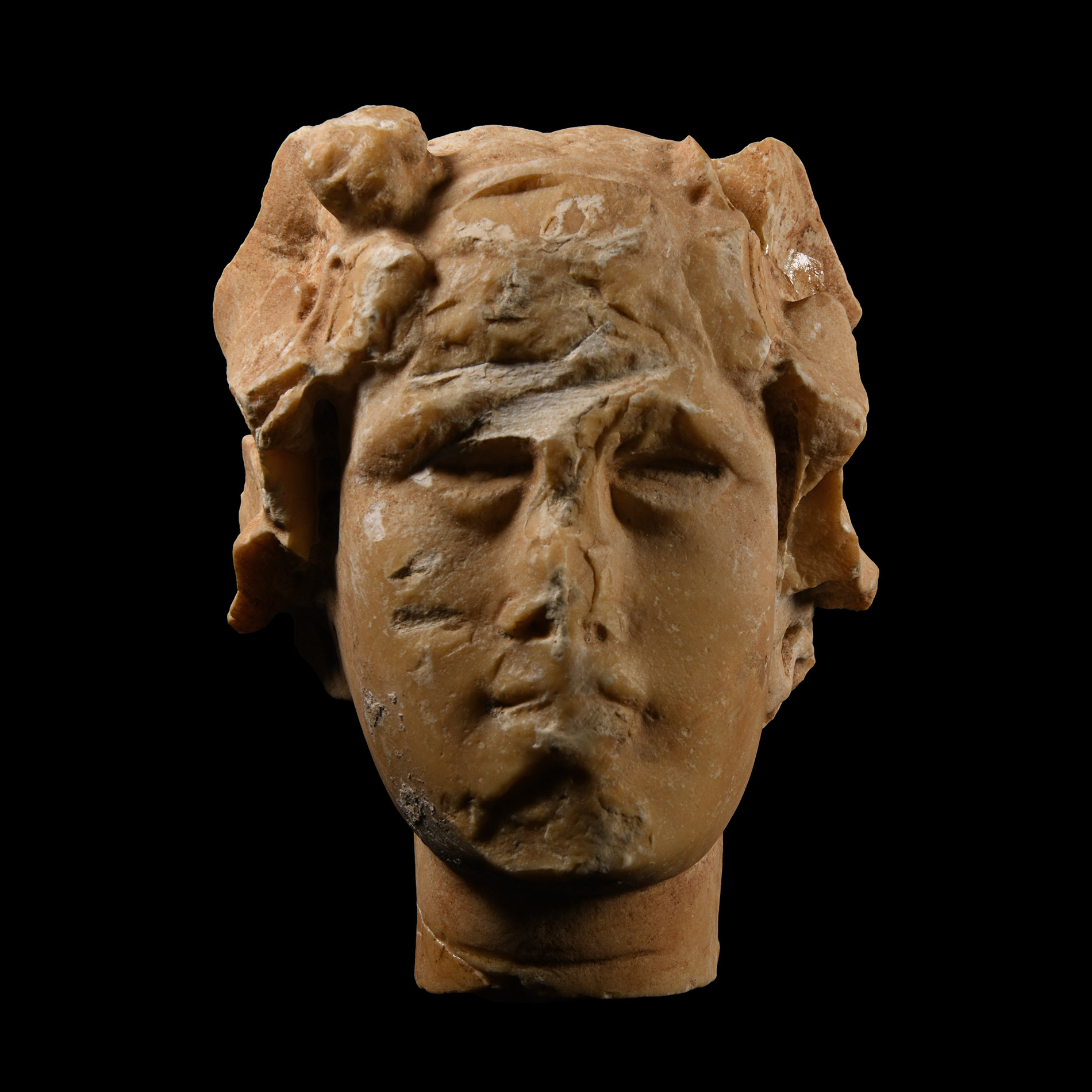 Roman Giallo Antico Head of Dionysus