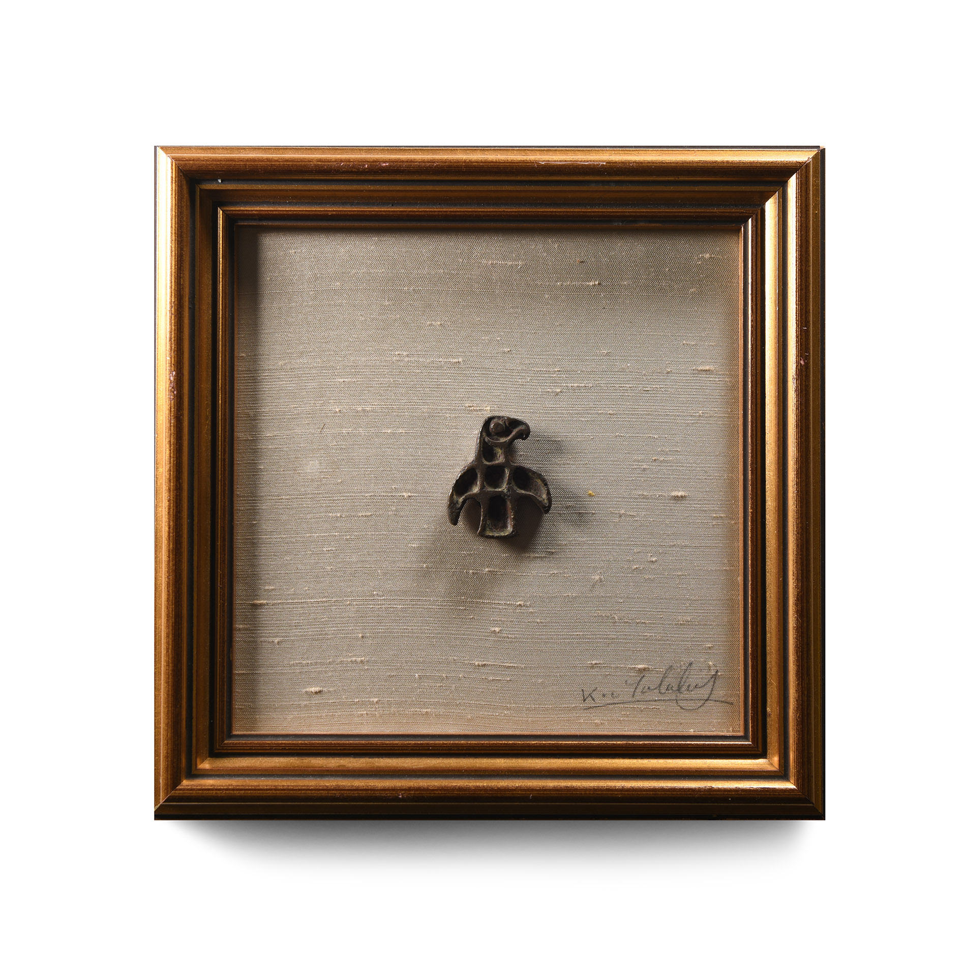 Bactrian Copper Stamp Seal of a Bird