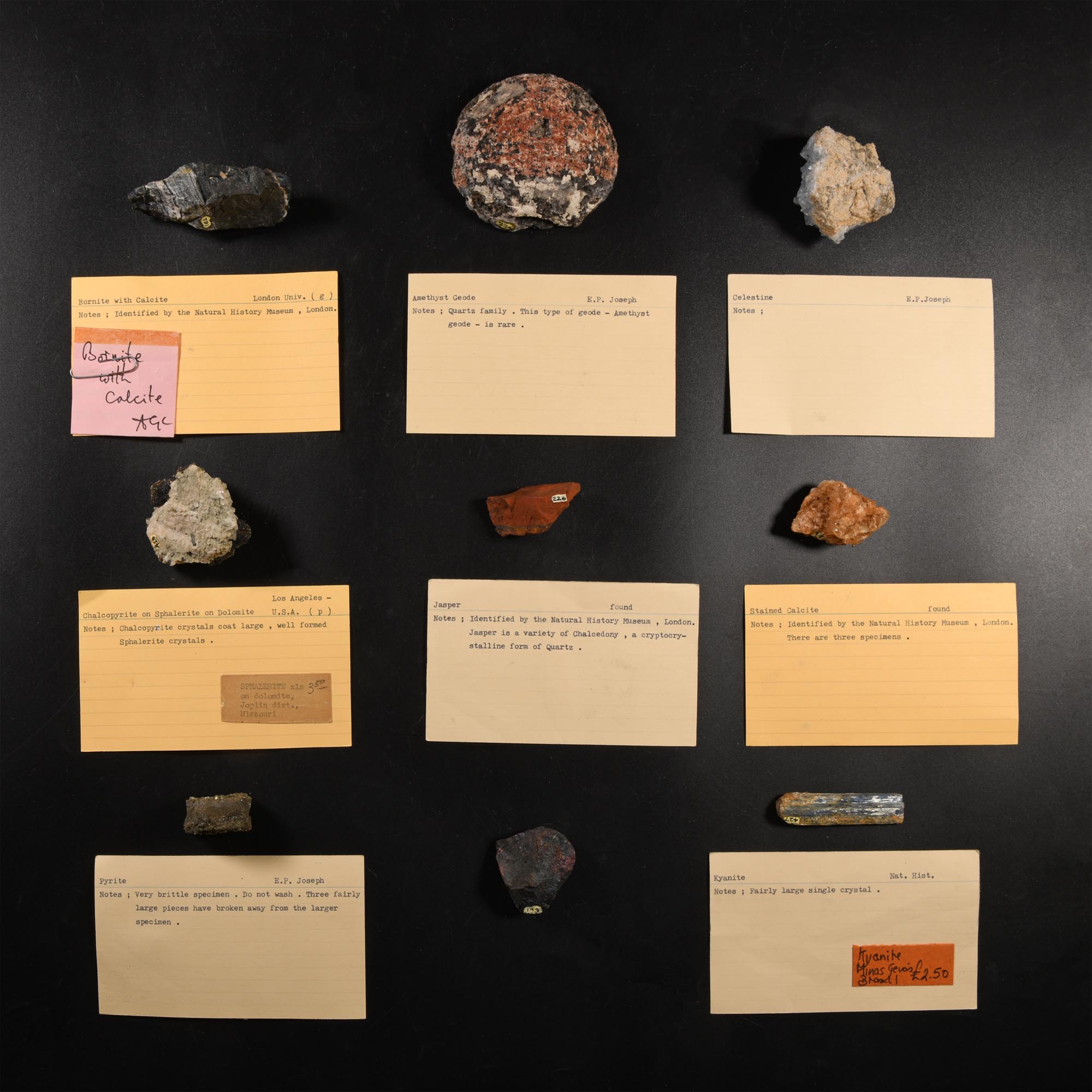 Natural History - Historic Mineral Specimen Collection