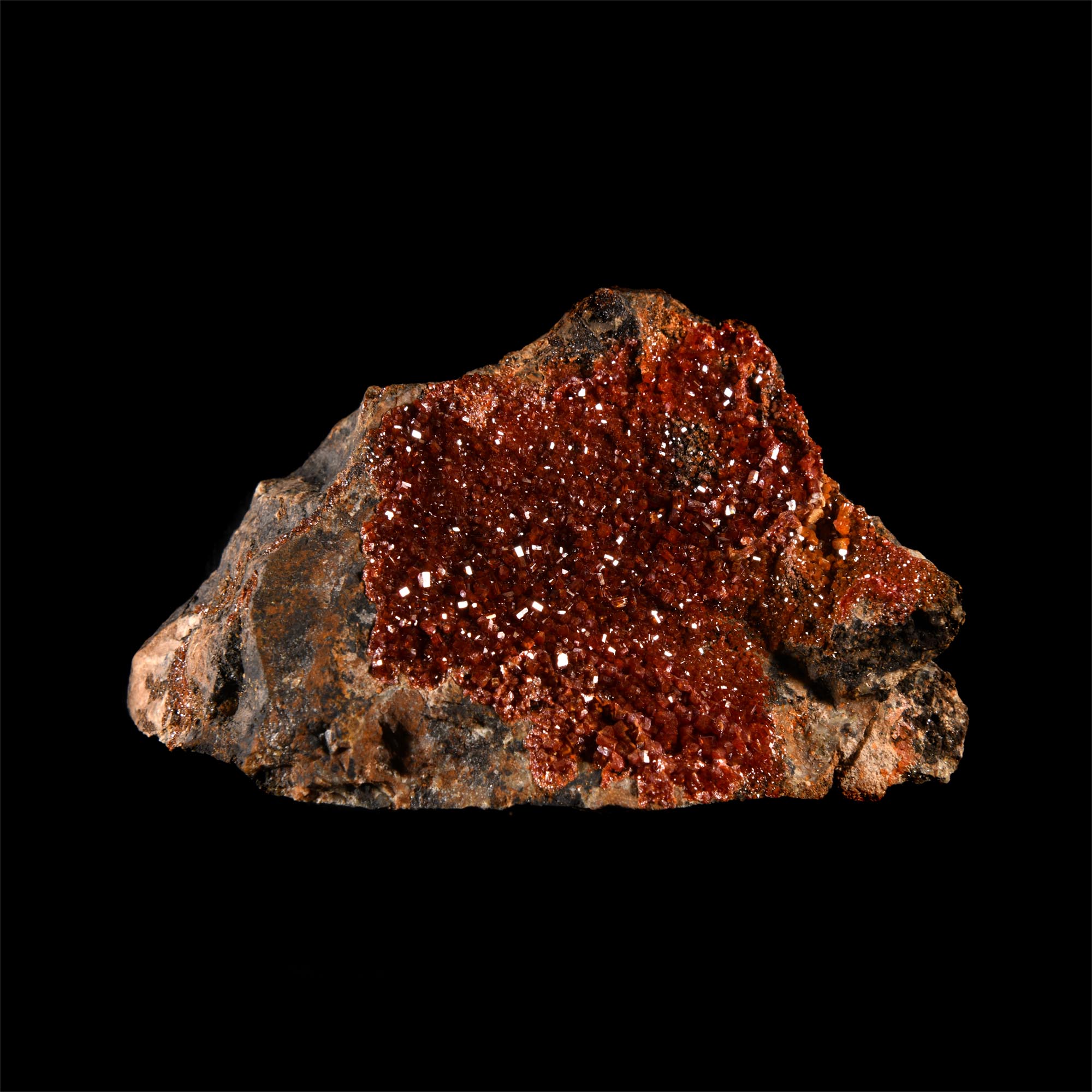 Natural History - Historic 'Gila County, Arizona' Vanadinite Mineral Specimen