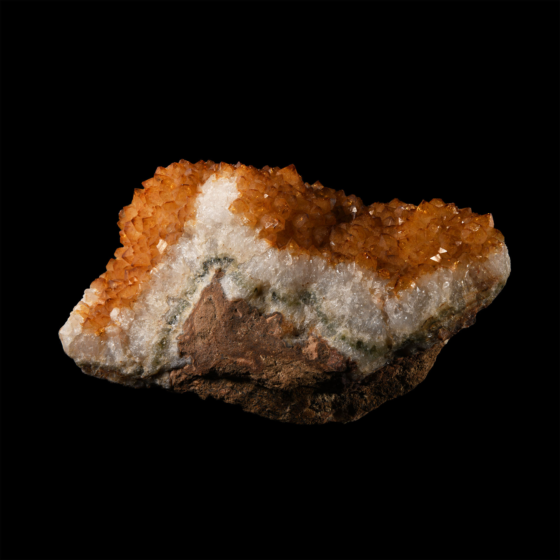 Natural History - Large Historic 'Brazil' Citrine Crystal Specimen