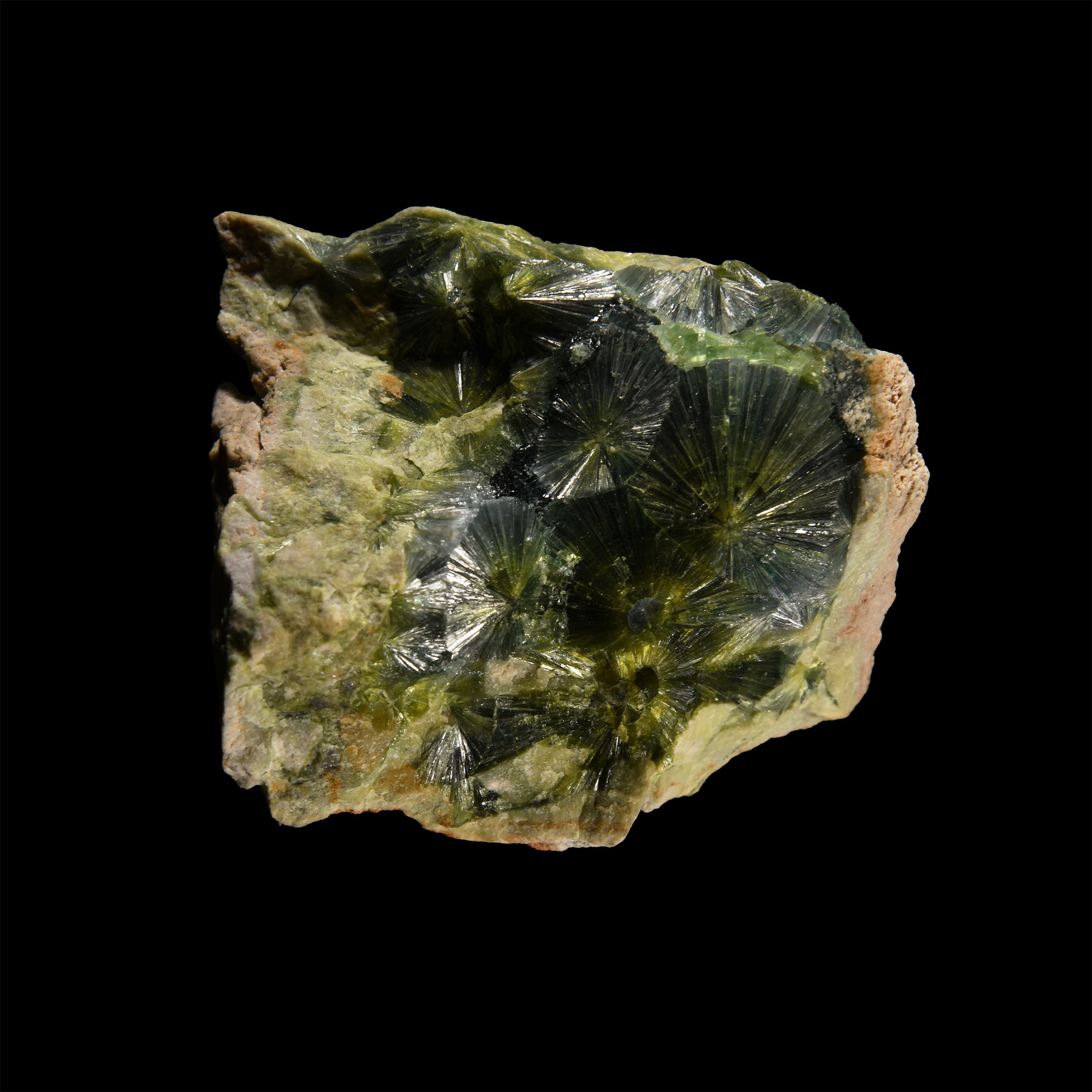 Natural History - Historic 'Arkansas, USA'  Wavellite Mineral Specimen