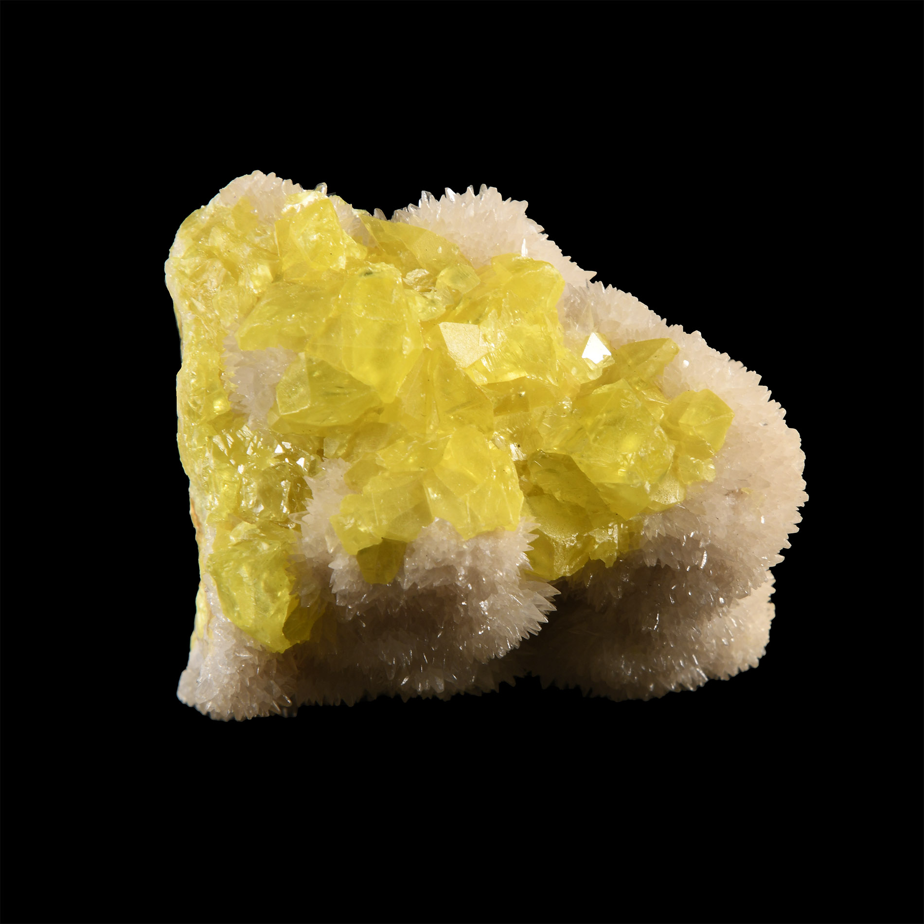 Natural History - Historic 'Sicily, Italy' Sulphur Mineral Specimen