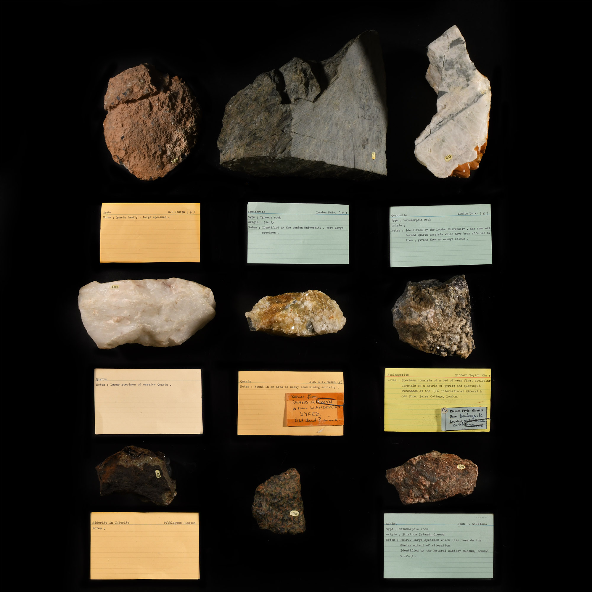 Natural History - Historic Mineral Specimen Collection
